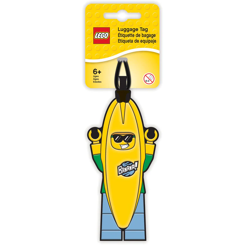 5005580 LEGO Banana Guy Luggage Tag