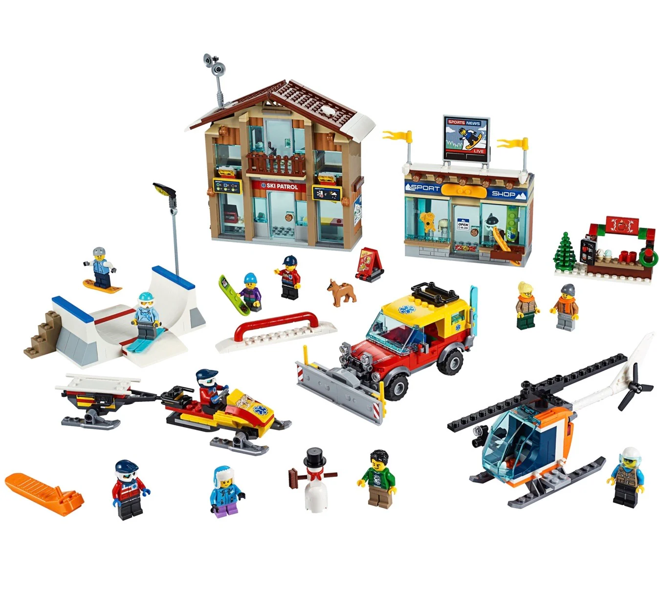 Retired Set 60203 City Ski Resort - Image 3
