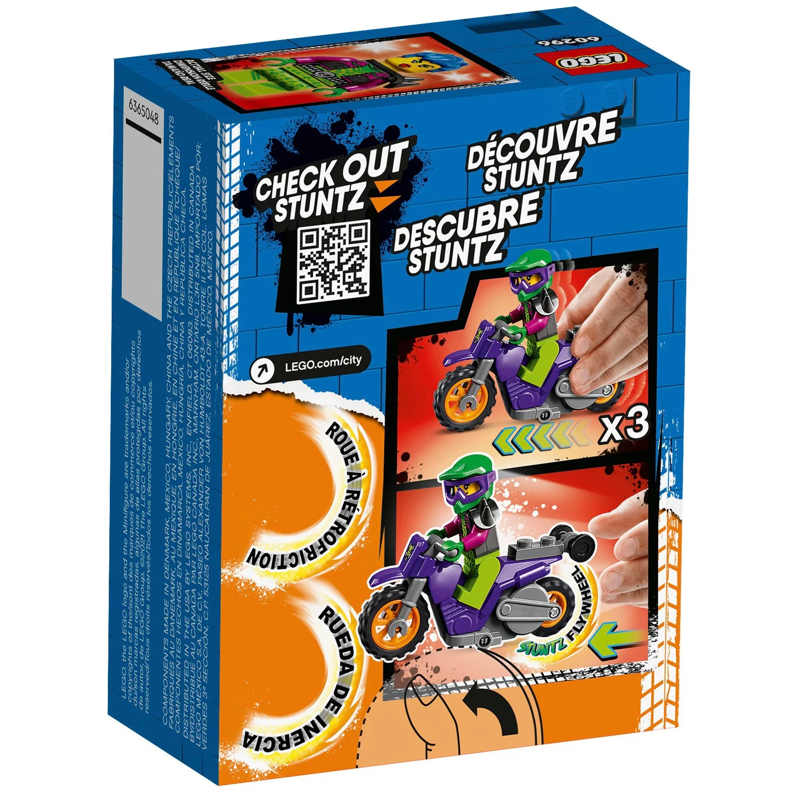 60296 City Wheelie Stunt Bike - Image 3