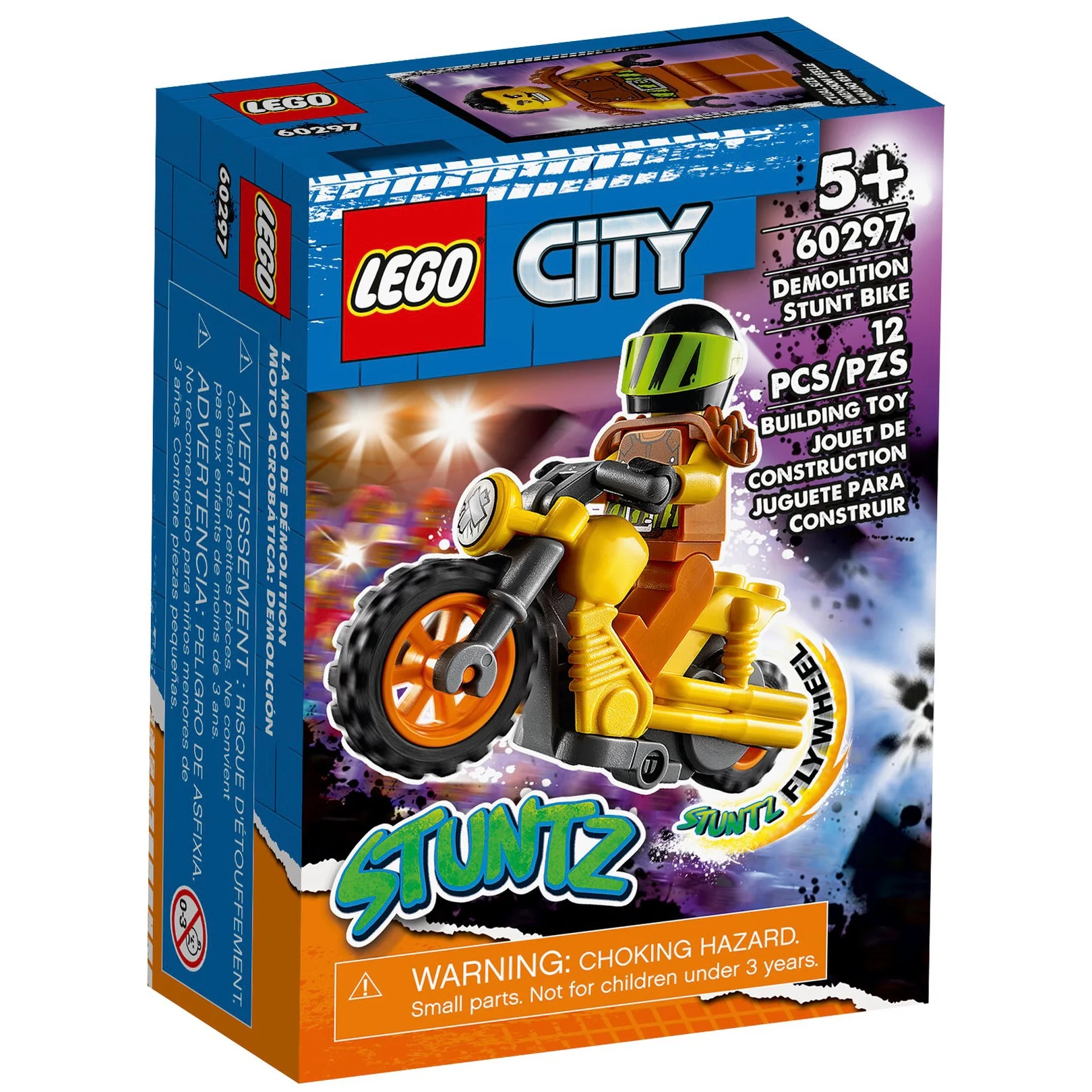 60297 City Demolition Stunt Bike - Image 2