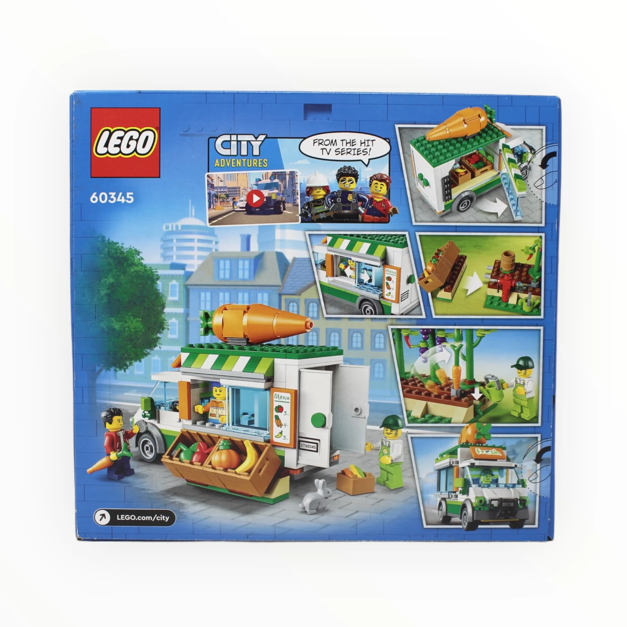 Retired Set 60345 City Farmers Market Van - Image 2