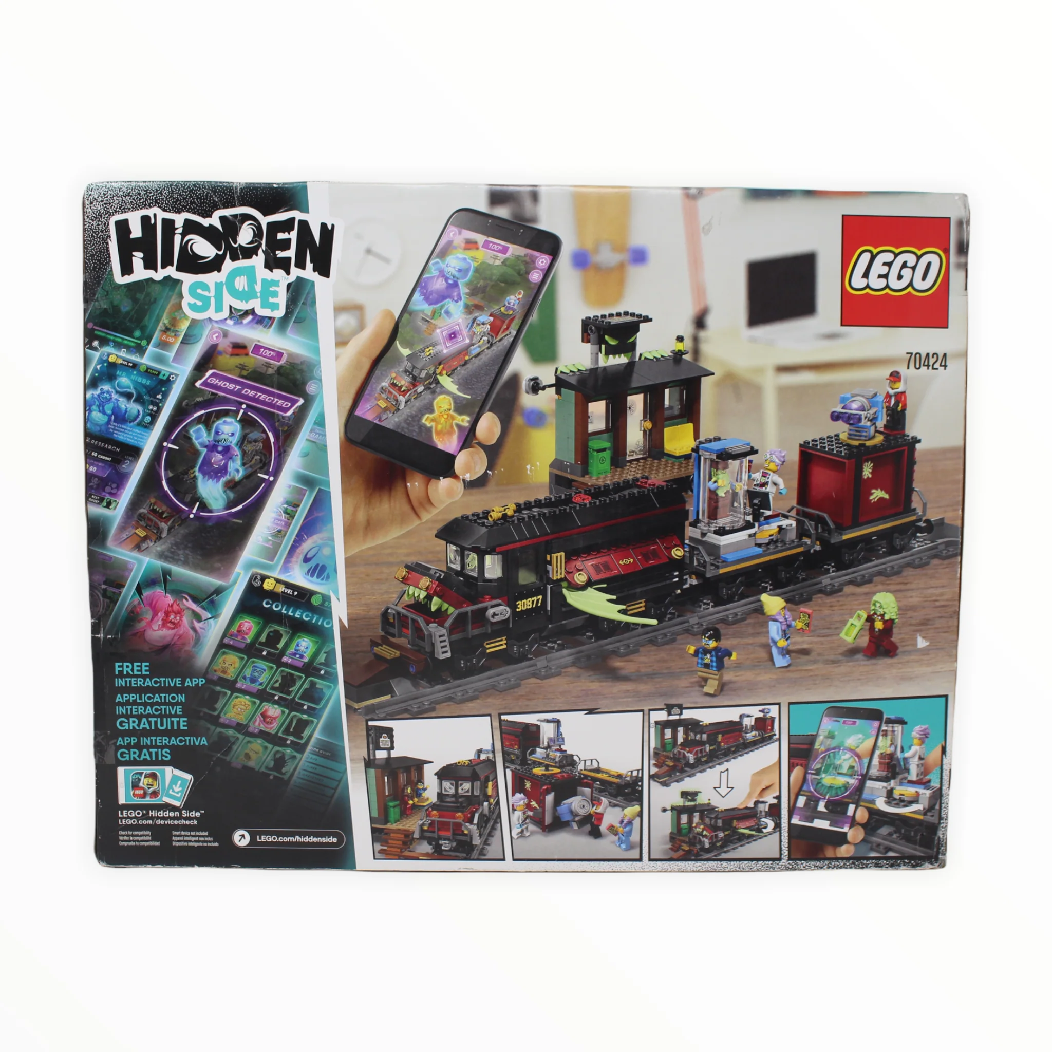 Retired Set 70424 Hidden Side Ghost Train Express - Image 2