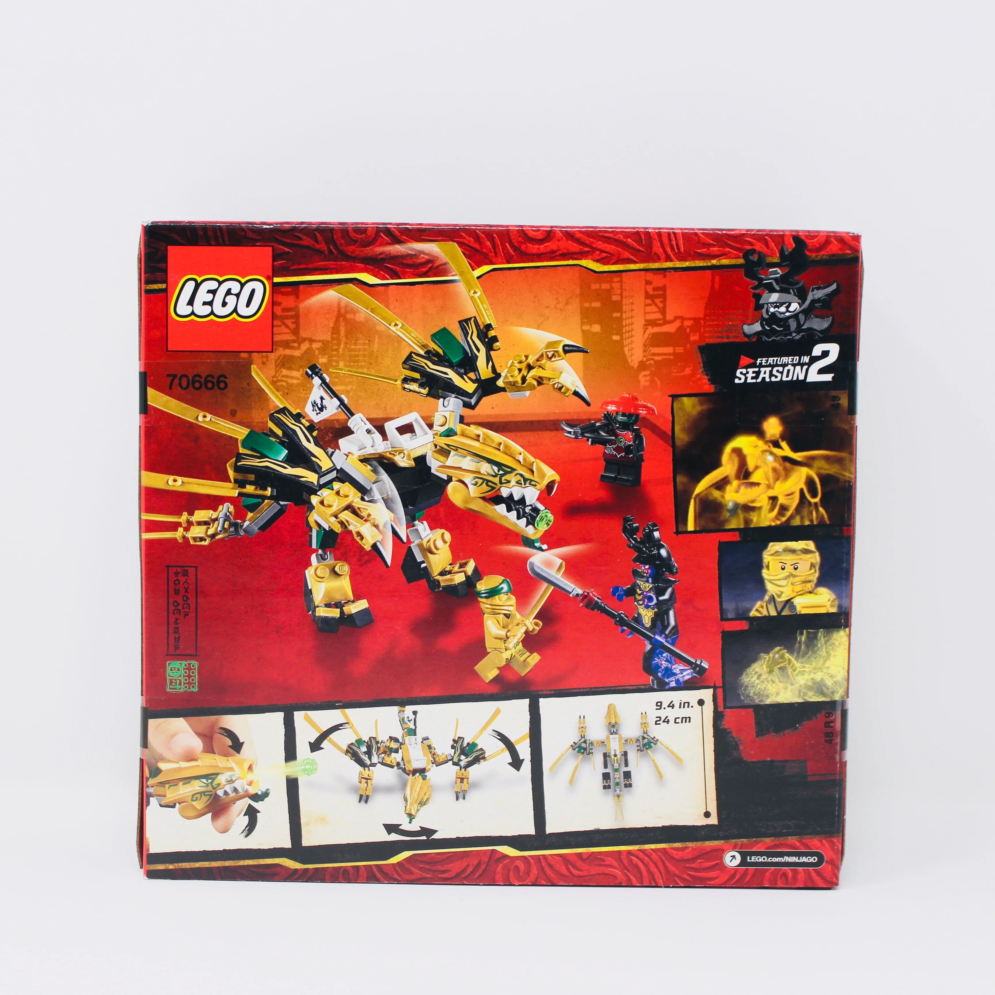 Retired Set 70666 Ninjago The Golden Dragon - Image 2