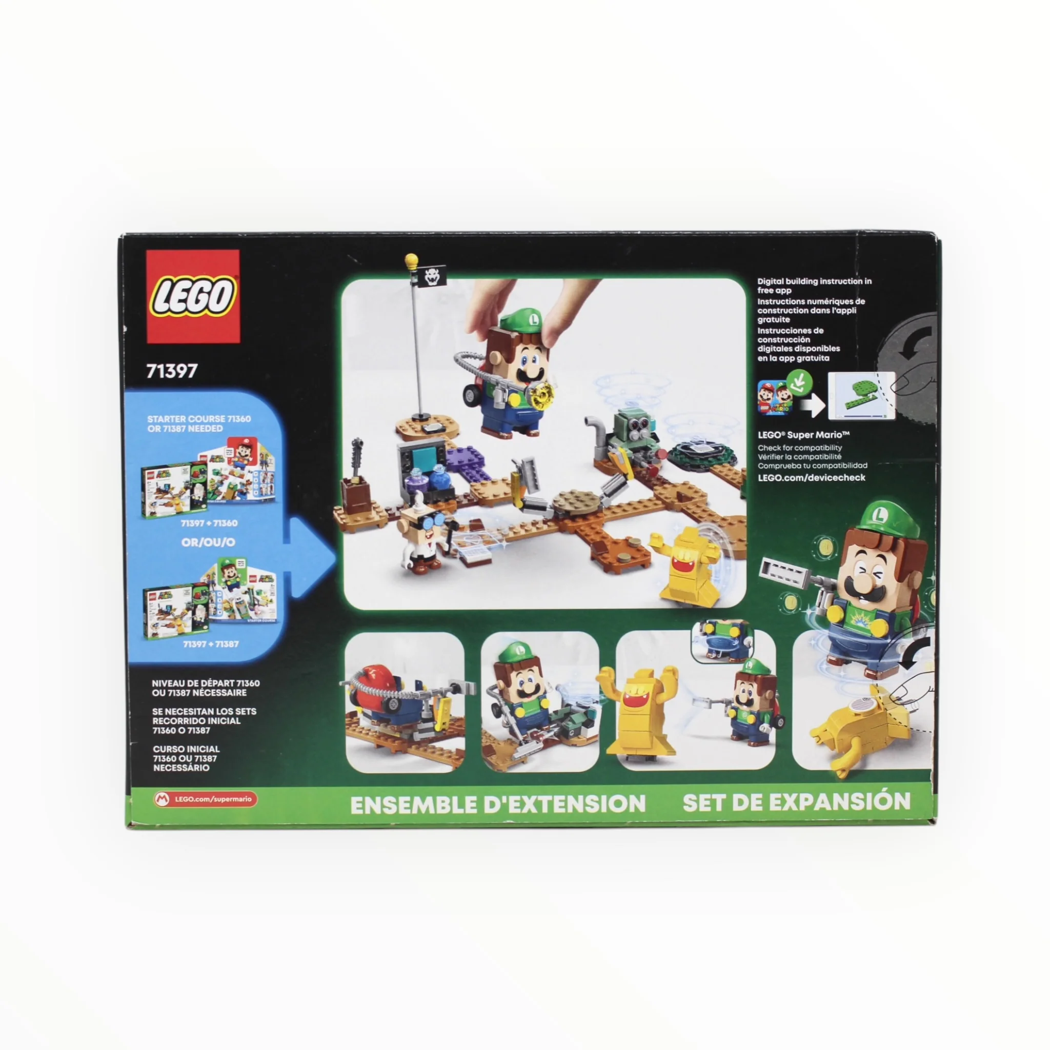Retired Set 71397 Super Mario Luigiās Mansion Lab and Poltergust Expansion Set - Image 2