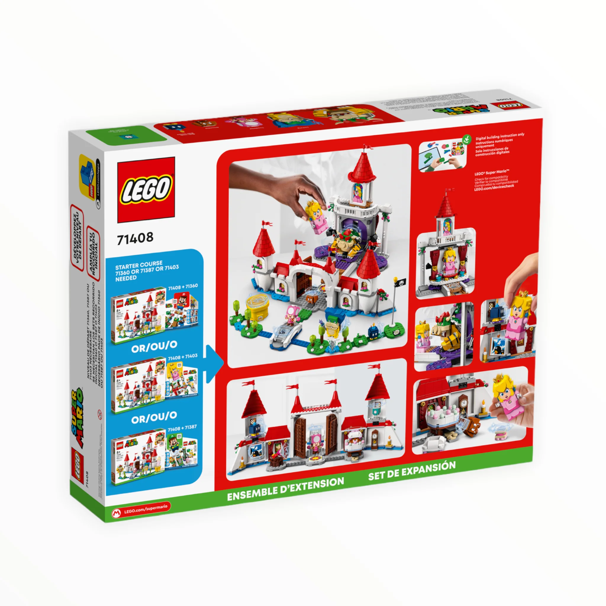 71408 Super Mario Peach’s Castle Expansion Set - Image 3