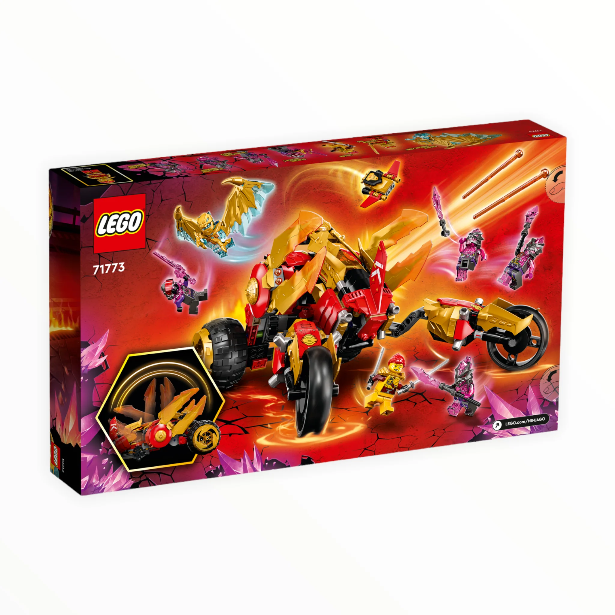 71773 Ninjago Kai’s Golden Dragon Raider - Image 3