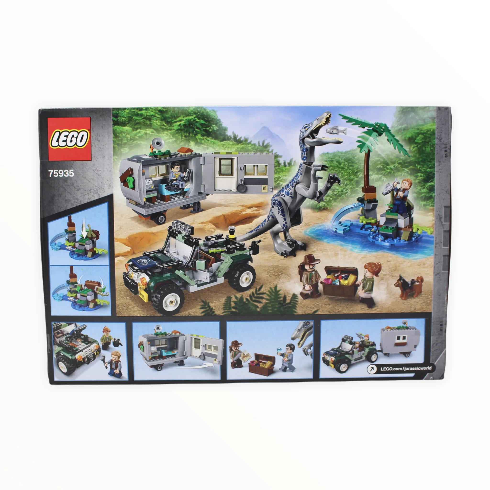 Retired Set 75935 Jurassic World Baryonyx Face-Off: The Treasure Hunt - Image 2