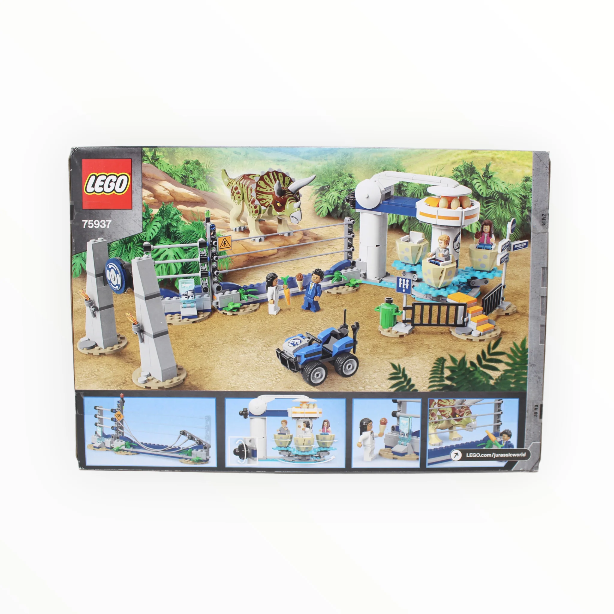 Retired Set 75937 Jurassic World Triceratops Rampage - Image 2