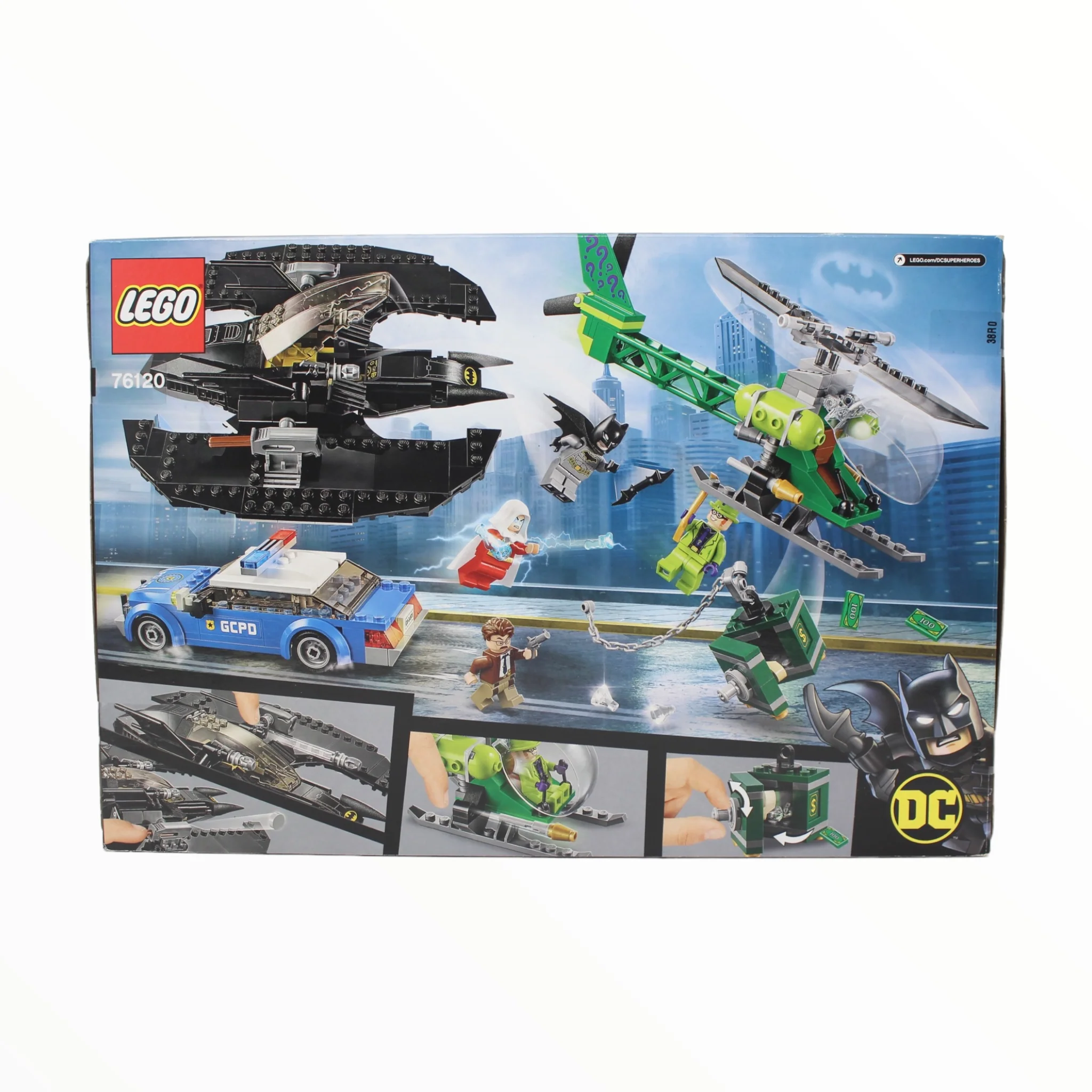 Retired Set 76120 DC Batman Batwing and The Riddler Heist - Image 2