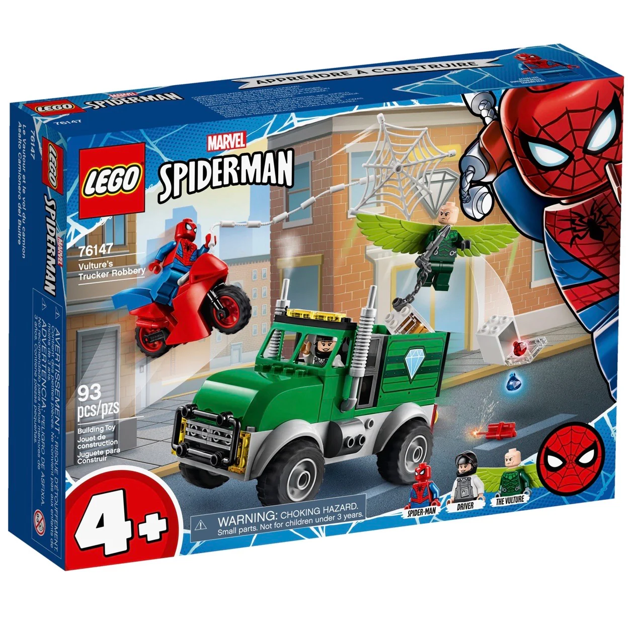 Retired Set 76147 Marvel Spider-Man Vultures Trucker Robbery - Image 2