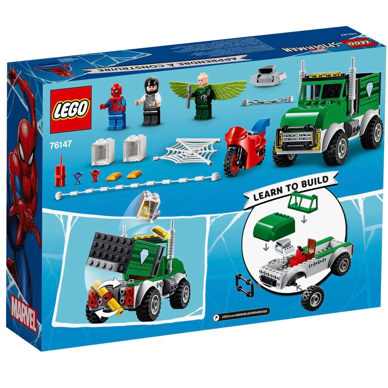 Retired Set 76147 Marvel Spider-Man Vultures Trucker Robbery - Image 3