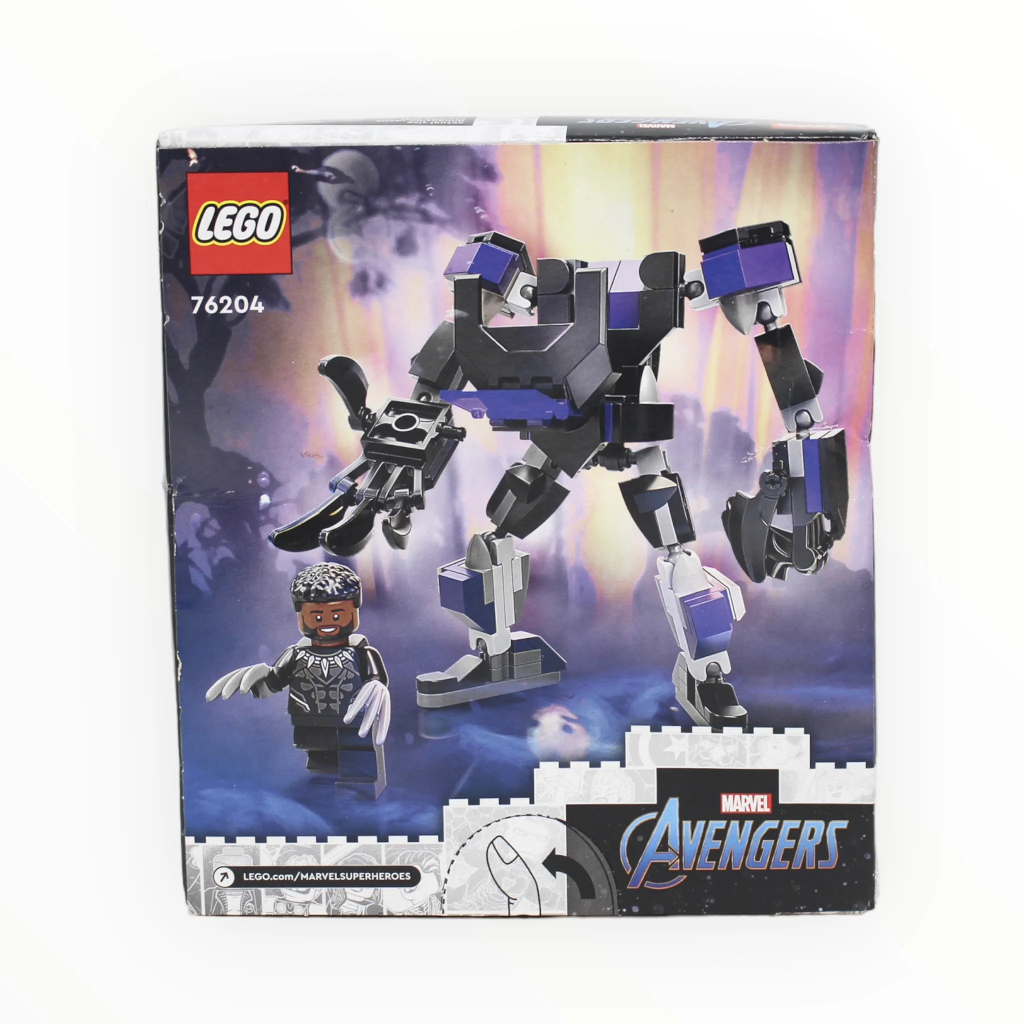 Retired Set 76204 Marvel Black Panther Mech Armor - Image 2