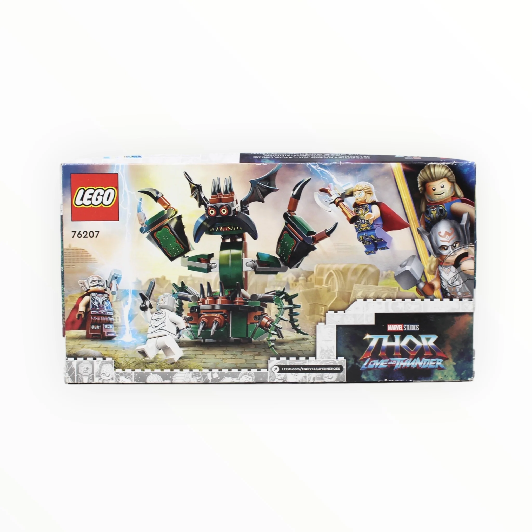 Retired Set 76207 Thor: Love and Thunder Attack on New Asgard - Image 2