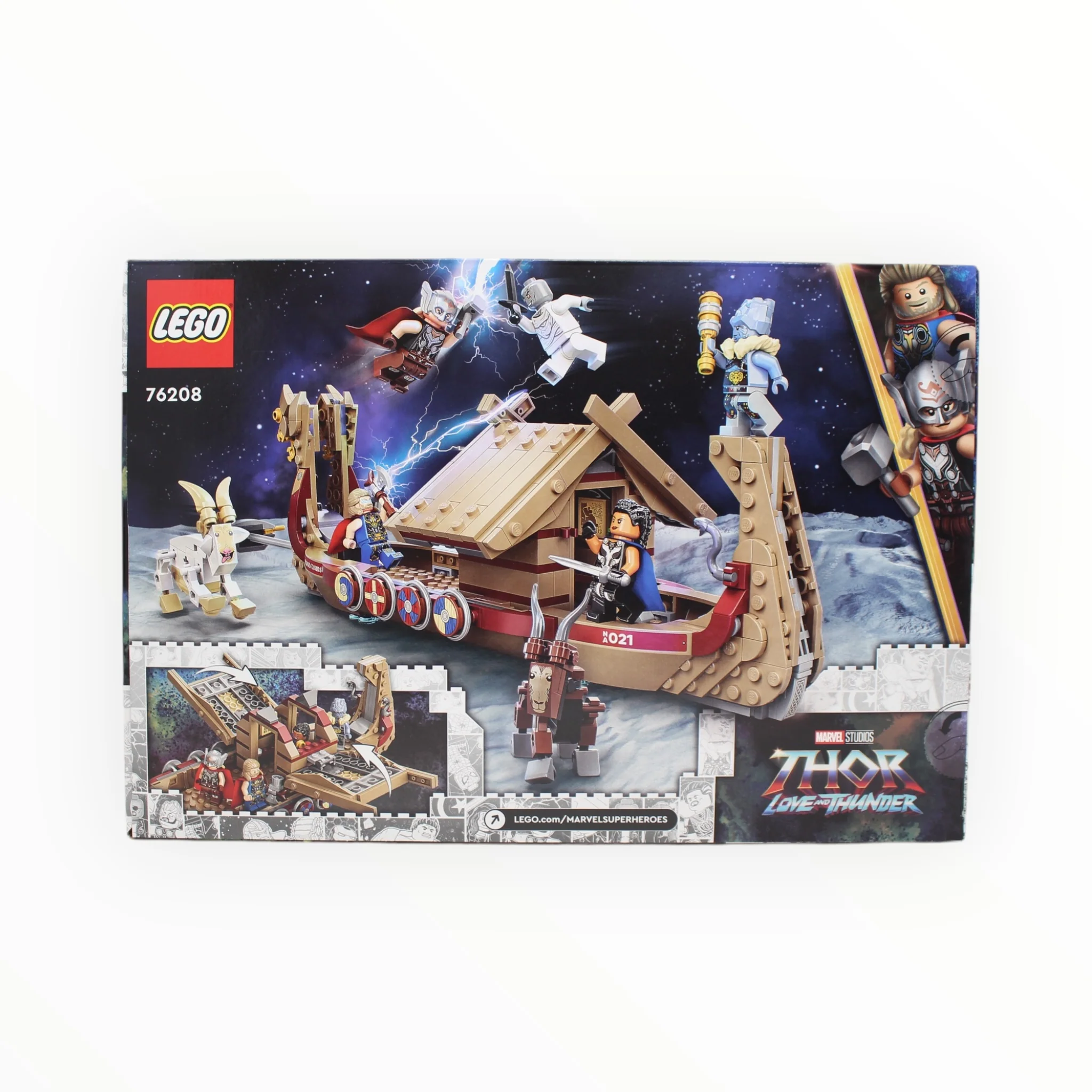 Retired Set 76208 Thor: Love and Thunder The Goat Boat - Image 2