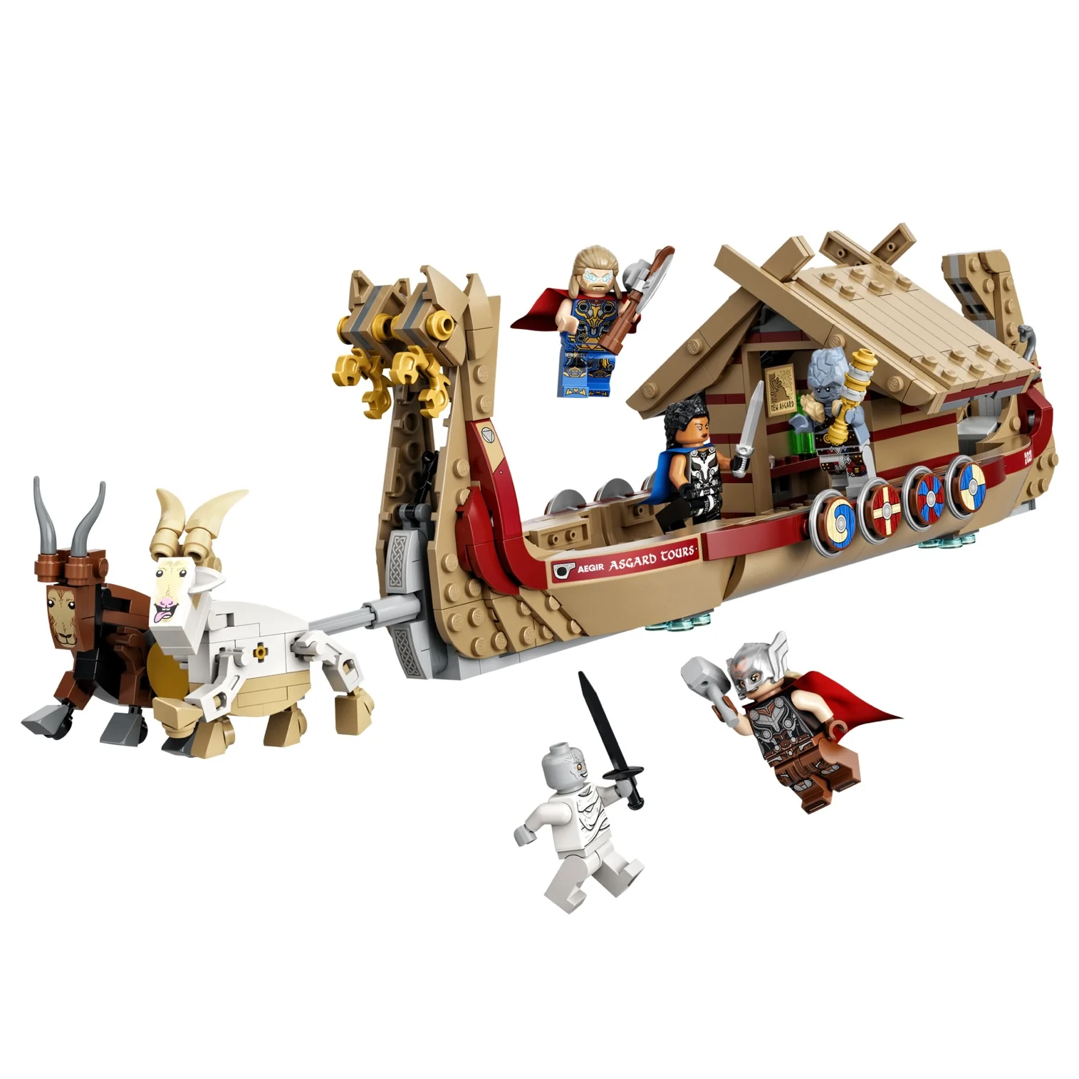 Retired Set 76208 Thor: Love and Thunder The Goat Boat - Image 3