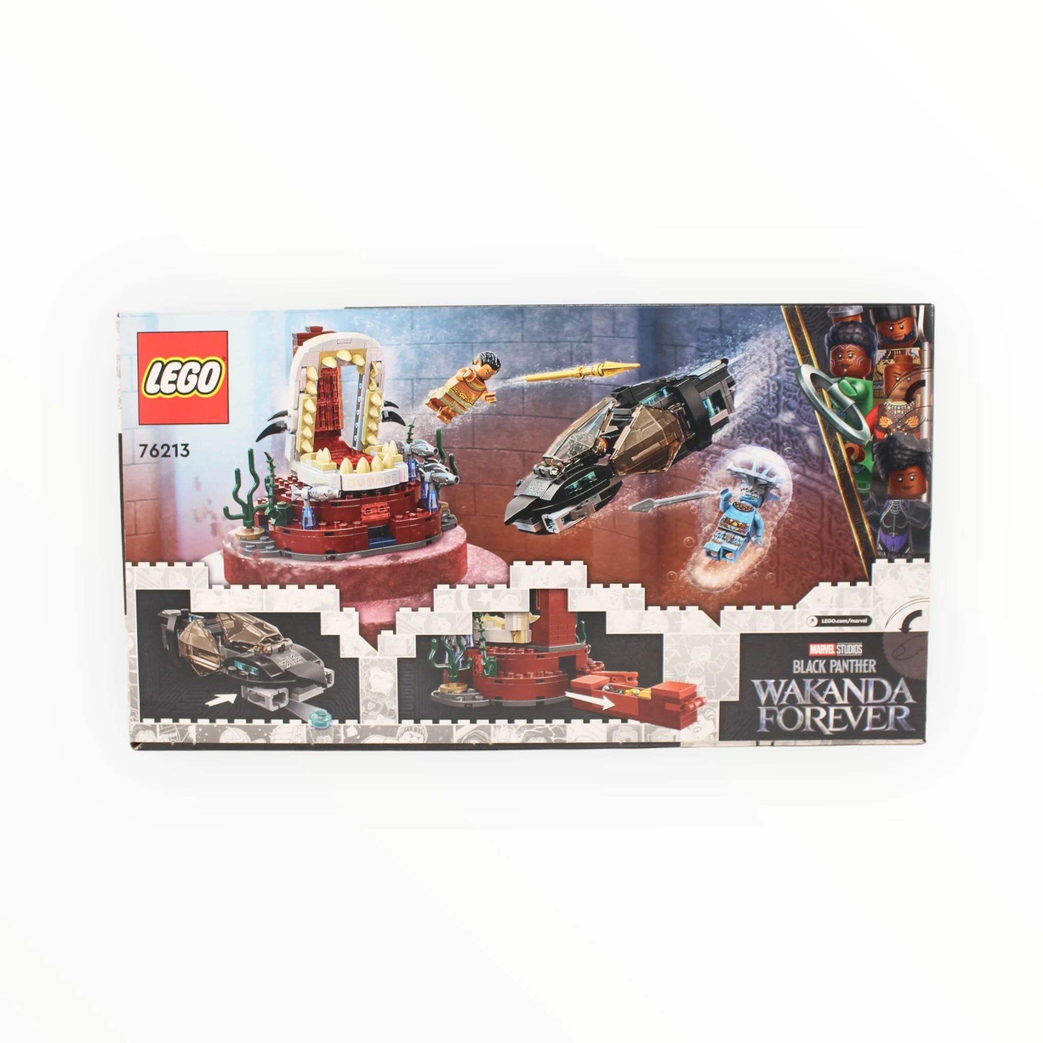 Retired Set 76213 Wakanda Forever King Namor’s Throne Room - Image 2