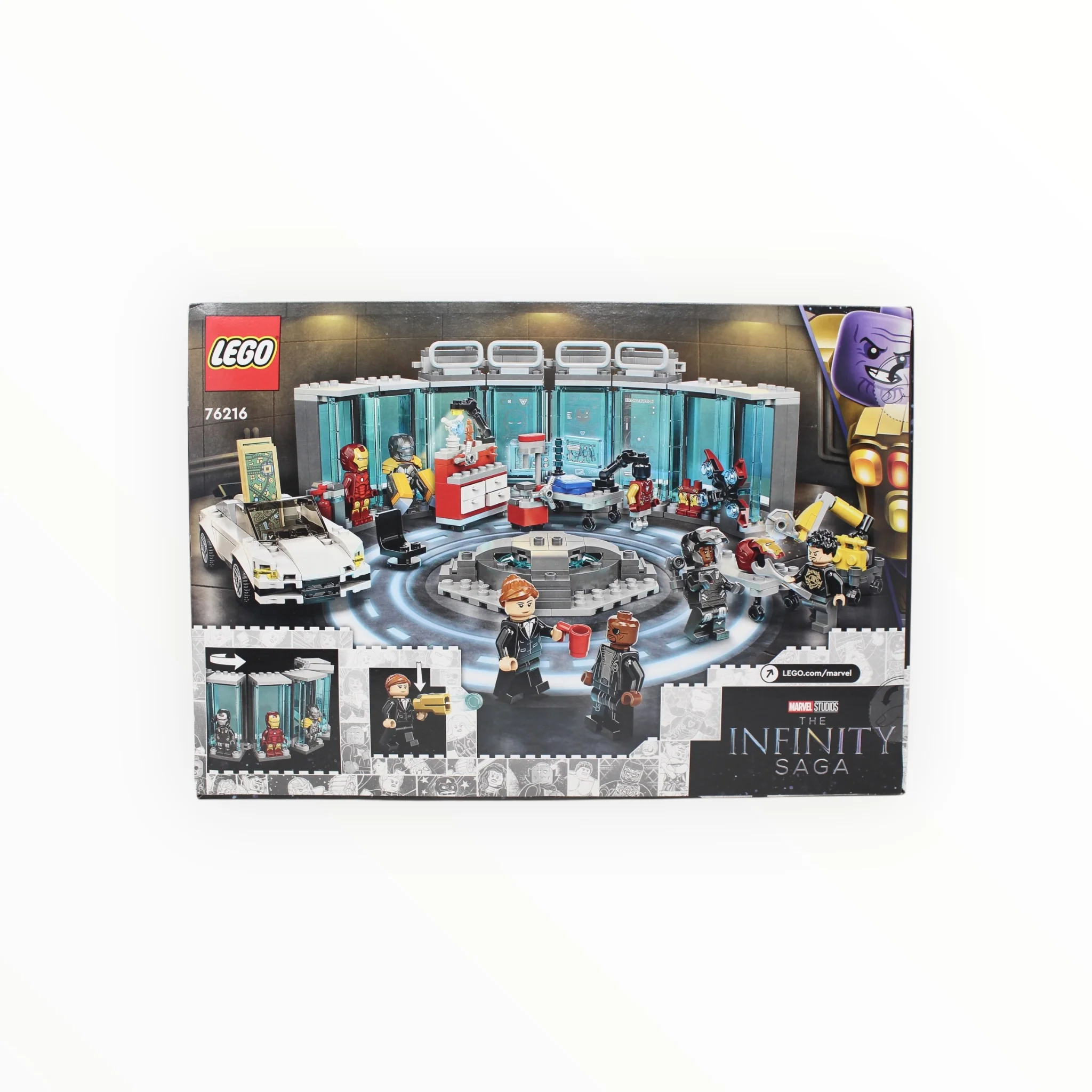 Retired Set 76216 Infinity Saga Iron Man Armory - Image 2