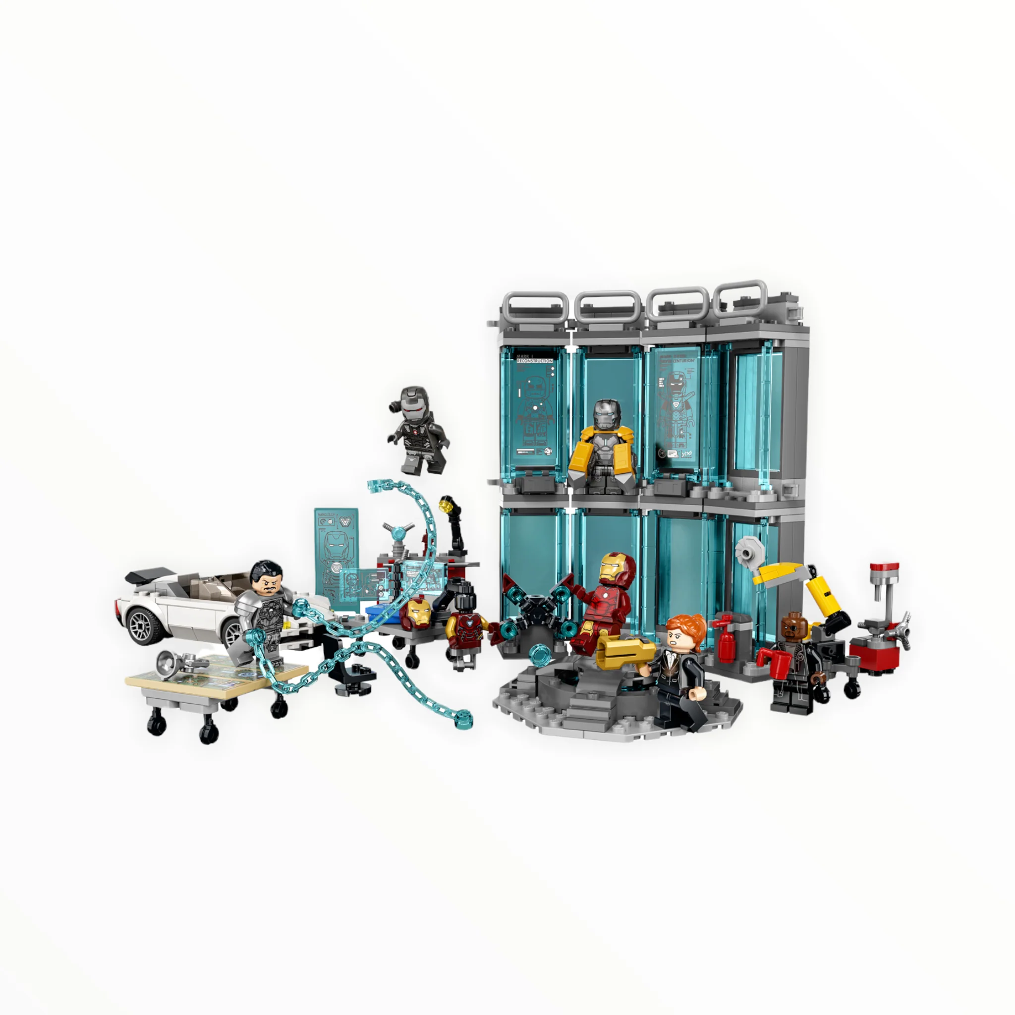 Retired Set 76216 Infinity Saga Iron Man Armory - Image 3