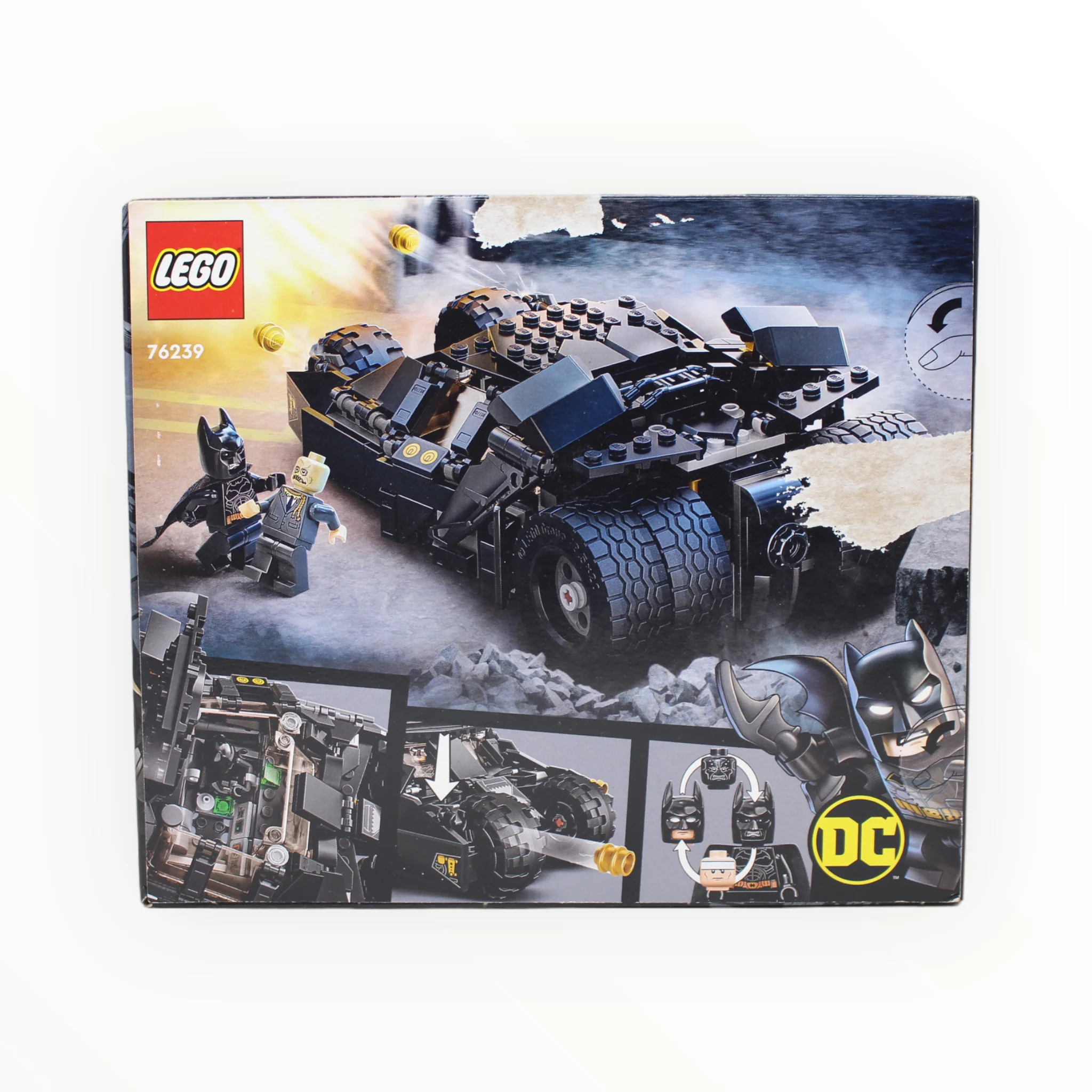 Retired Set 76239 The Dark Knight Trilogy Batmobile Tumbler: Scarecrow Showdown (damaged box) - Image 2