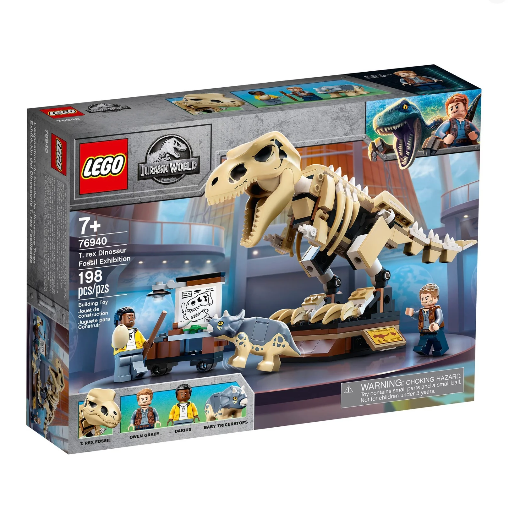 76940 Jurassic World T. rex Dinosaur Fossil Exhibition - Image 2