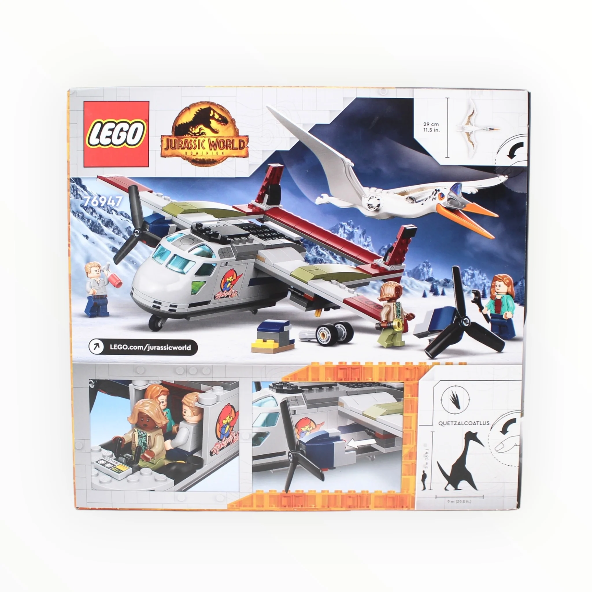 Retired Set 76947 Jurassic World Quetzalcoatlus Plane Ambush - Image 2