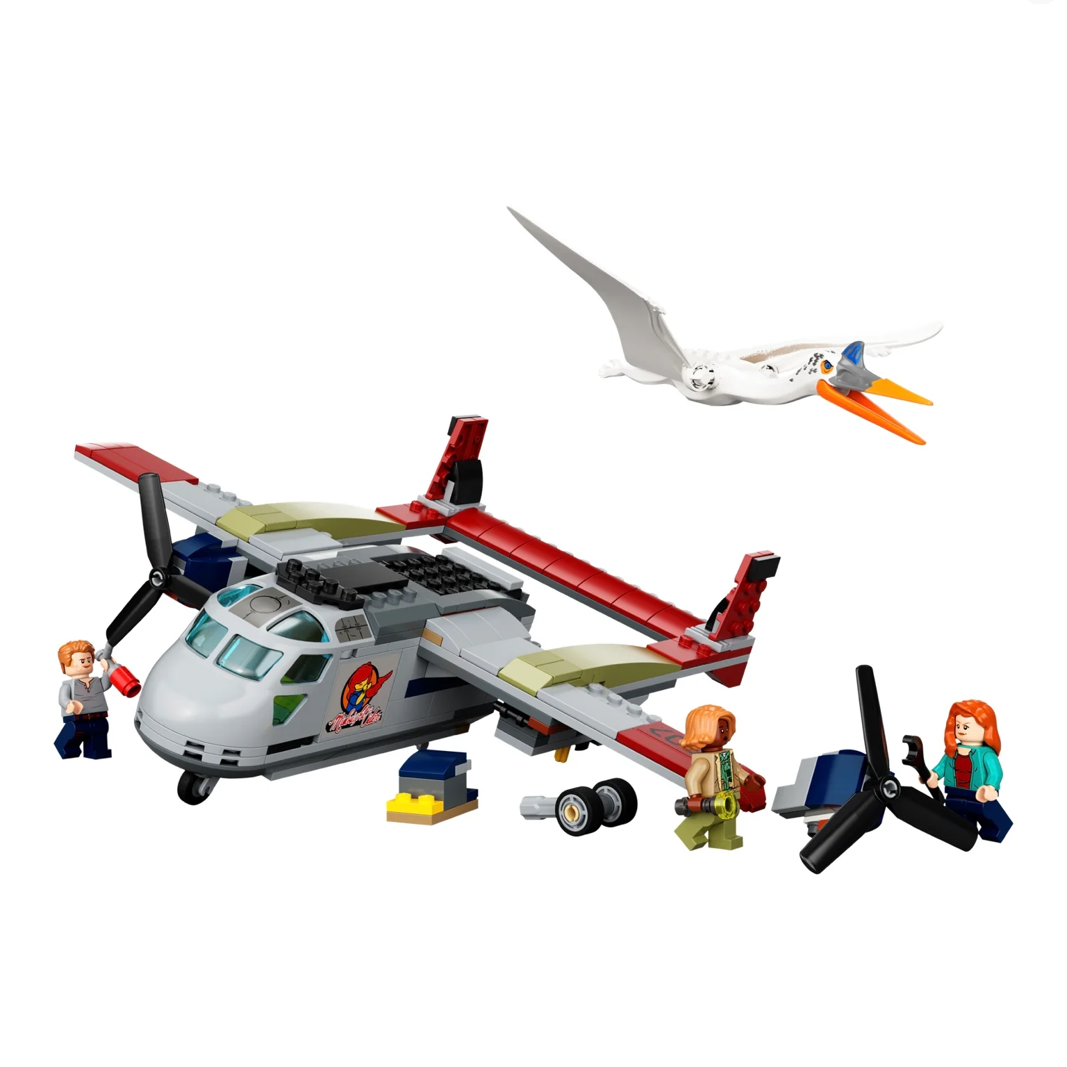 Retired Set 76947 Jurassic World Quetzalcoatlus Plane Ambush - Image 3