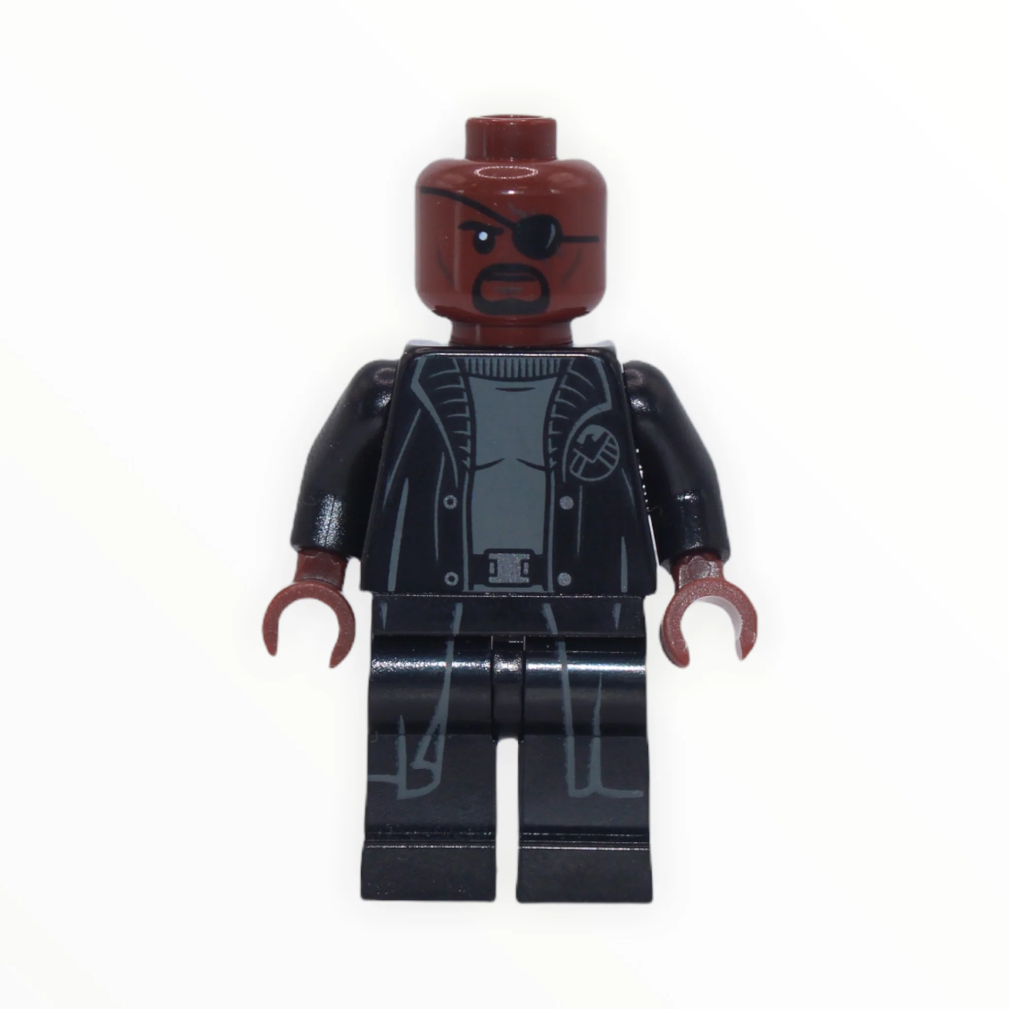 Nick Fury (long coat with badge, no shirt tail)