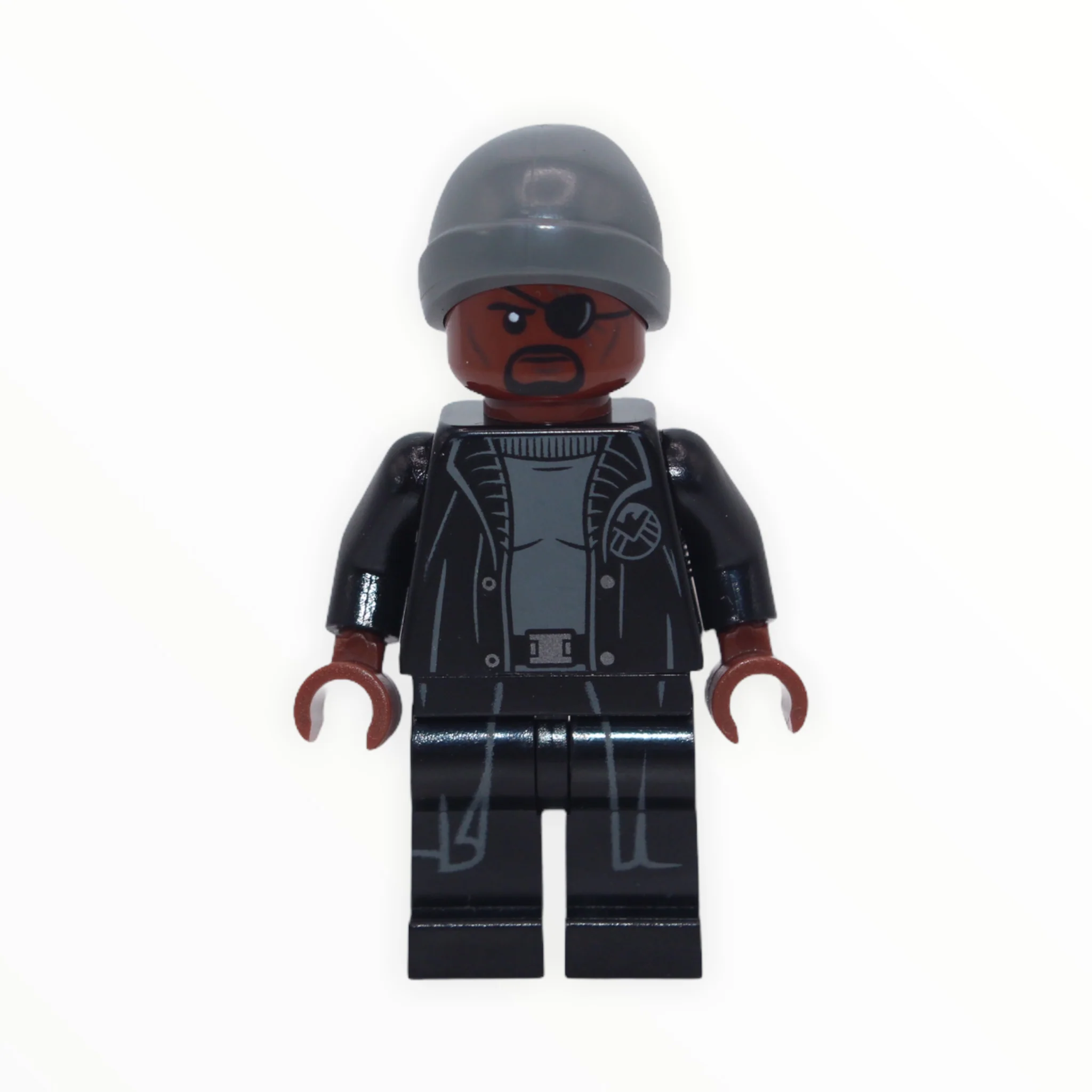 Nick Fury (coat, badge, beanie)
