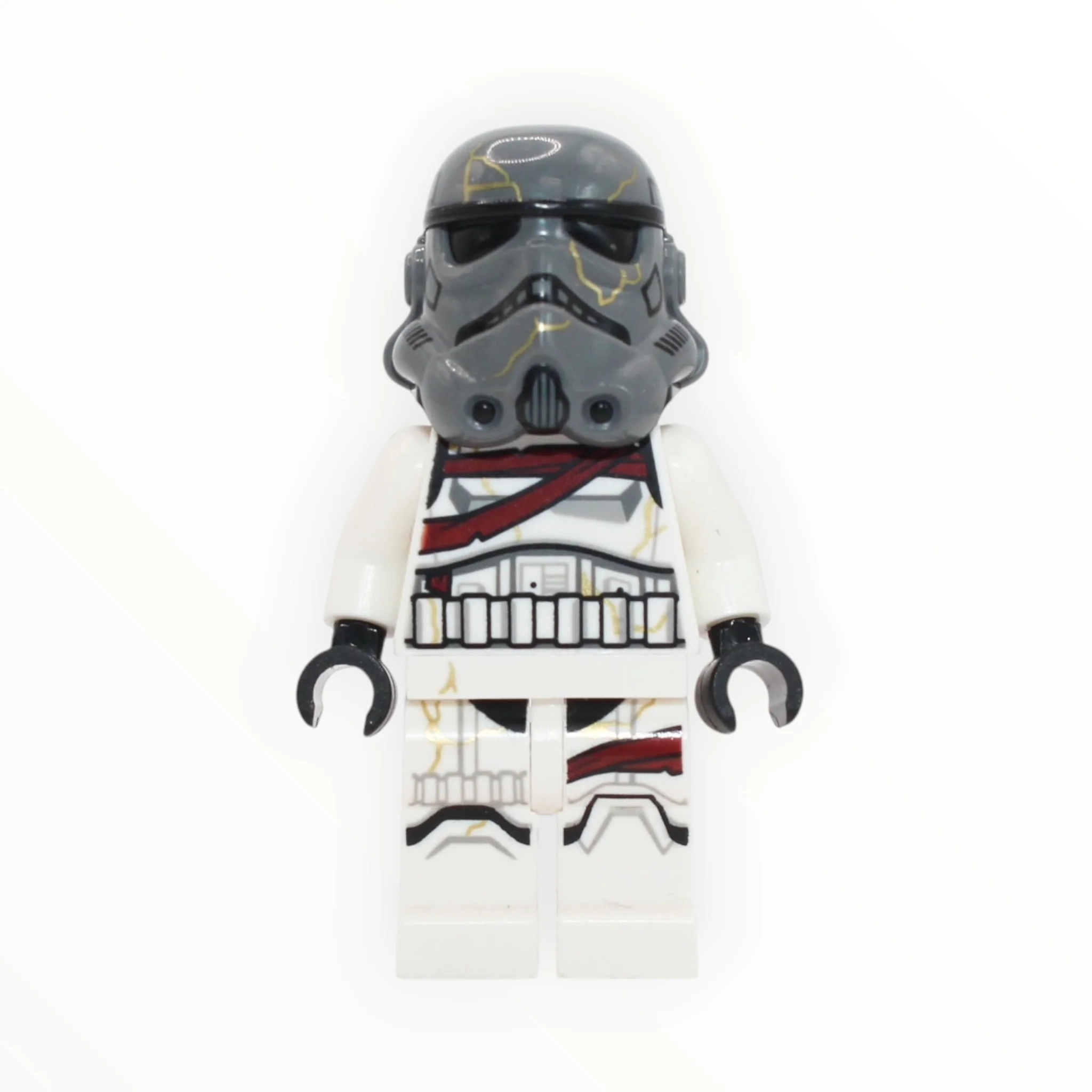 Night Trooper (dark bluish gray helmet, zombie head, 2025)
