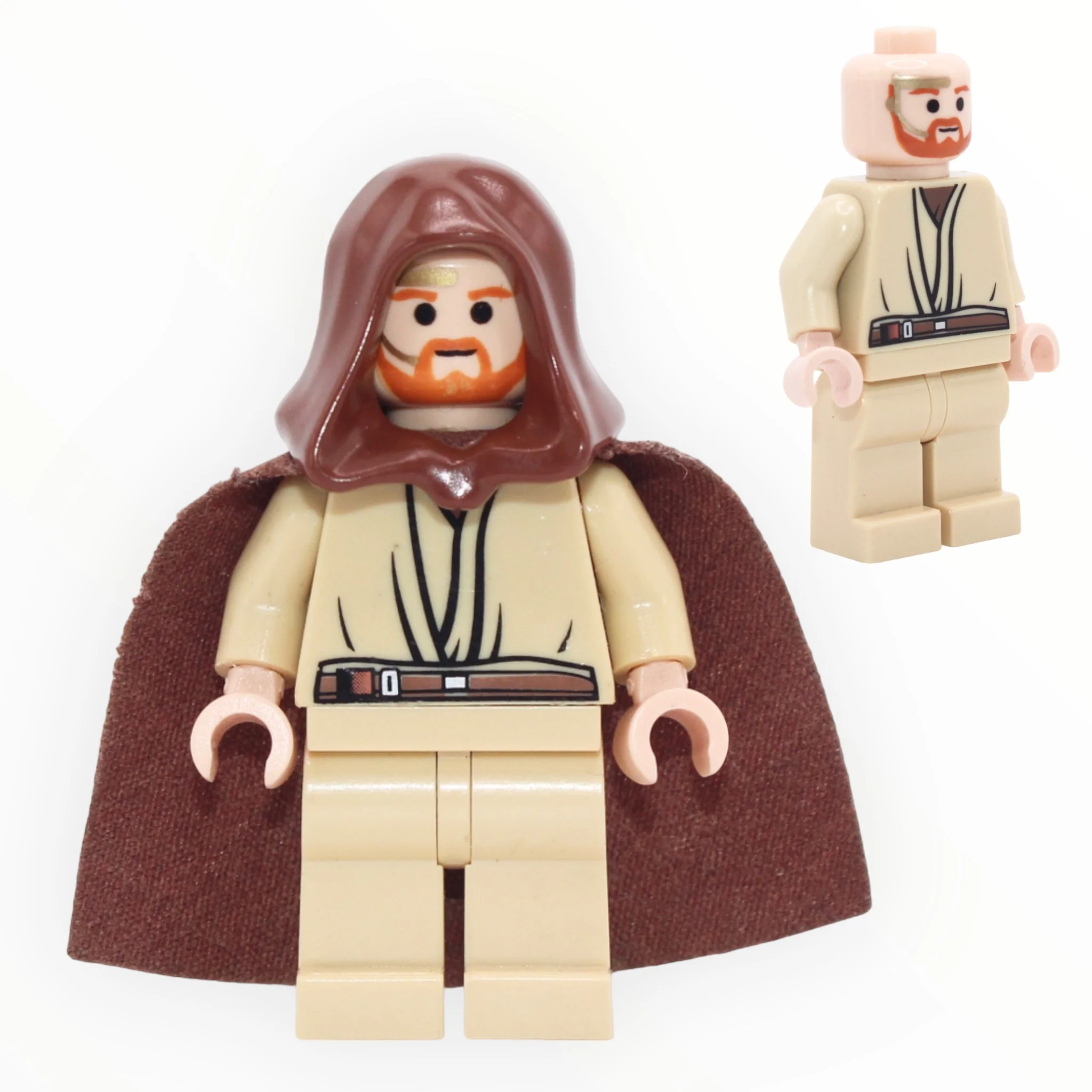 Obi-Wan Kenobi (reddish brown hood and cape, headset, 2009)