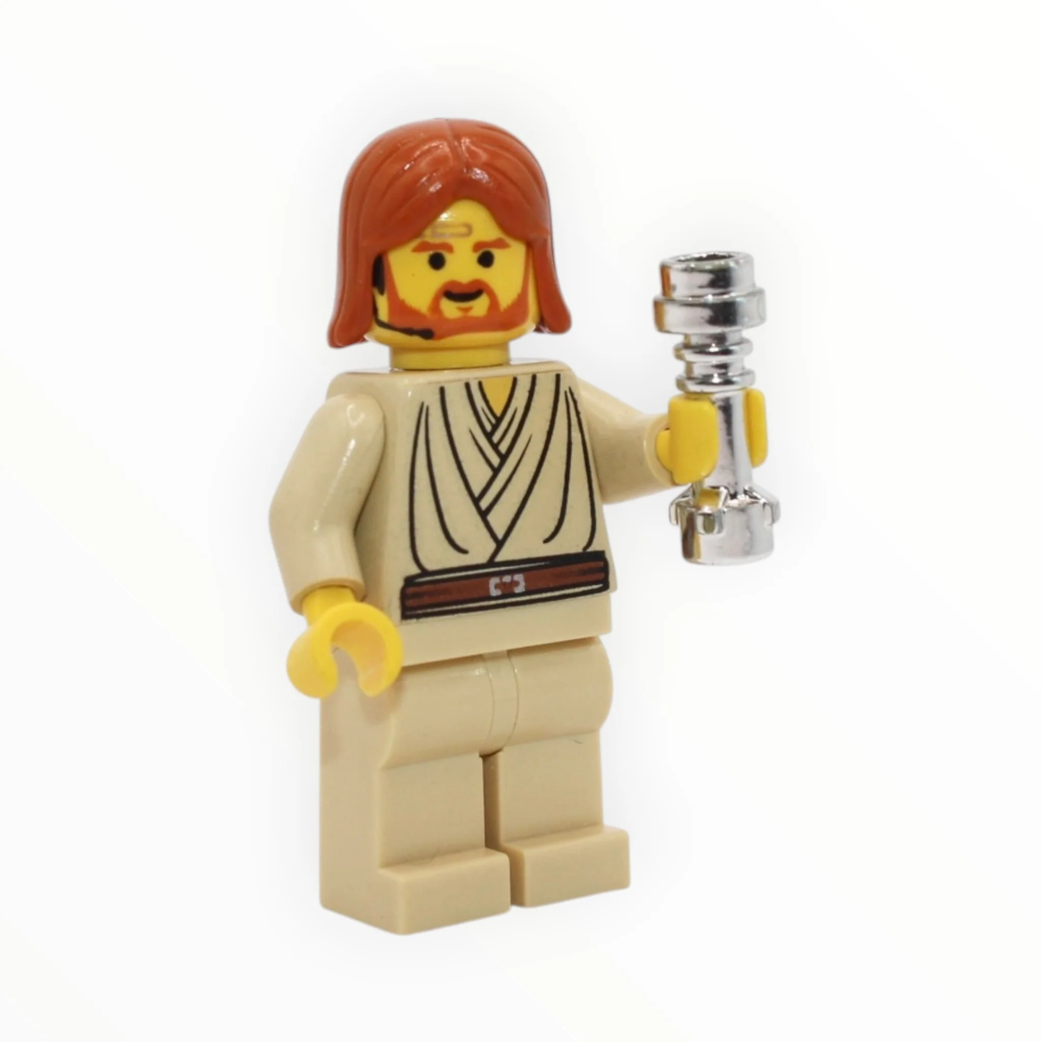 Obi-Wan Kenobi (yellow skin, headset, chrome hilt, 2002)