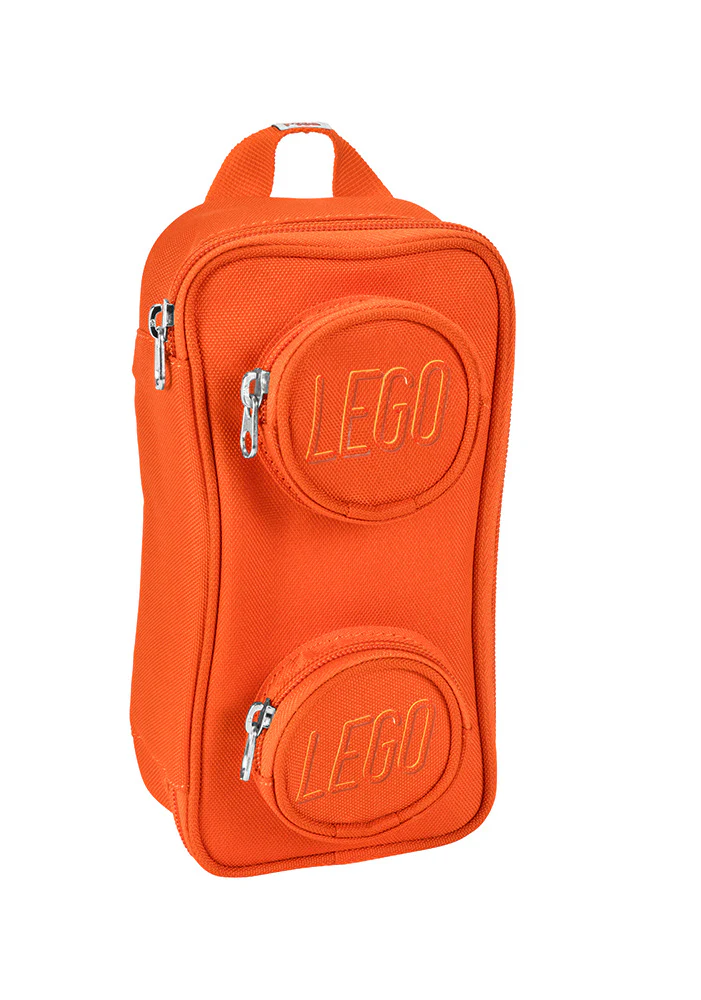 Orange LEGO Brick Pouch