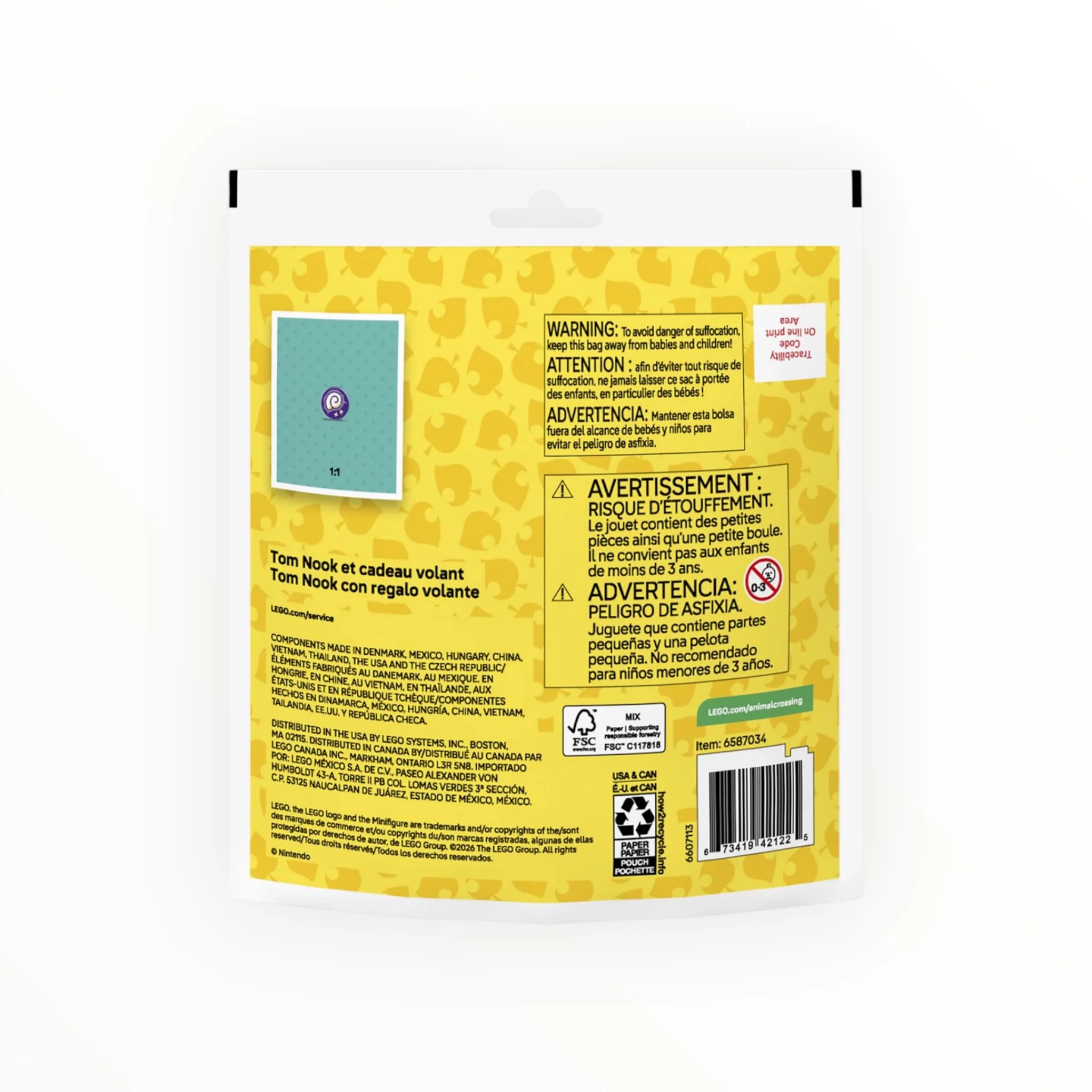 Paper Bag 30731 Animal Crossing Tom Nook and Flying Present - Image 3