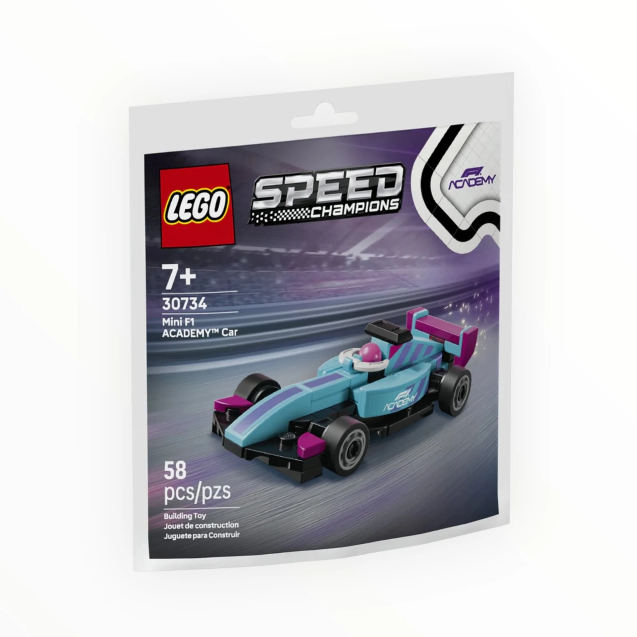Paper Bag 30734 Speed Champions Mini F1 ACADEMY Car - Image 2