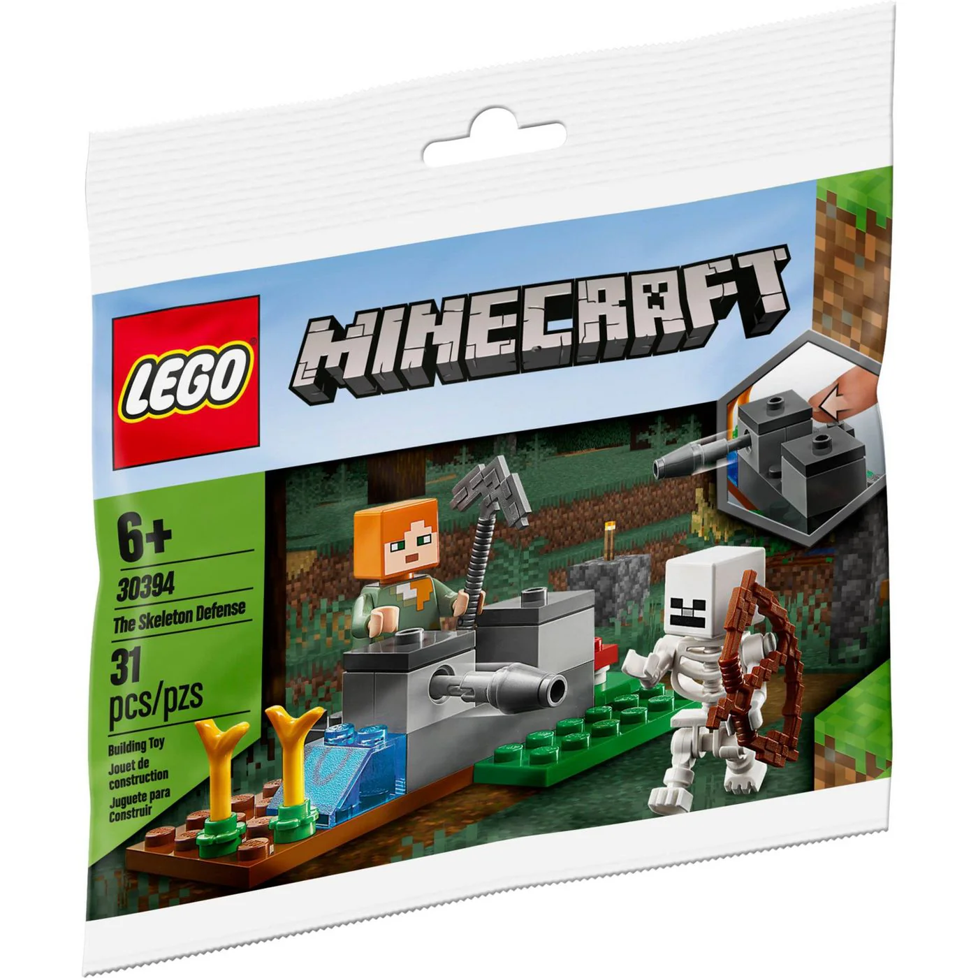 Polybag 30394 Minecraft The Skeleton Defense - Image 2
