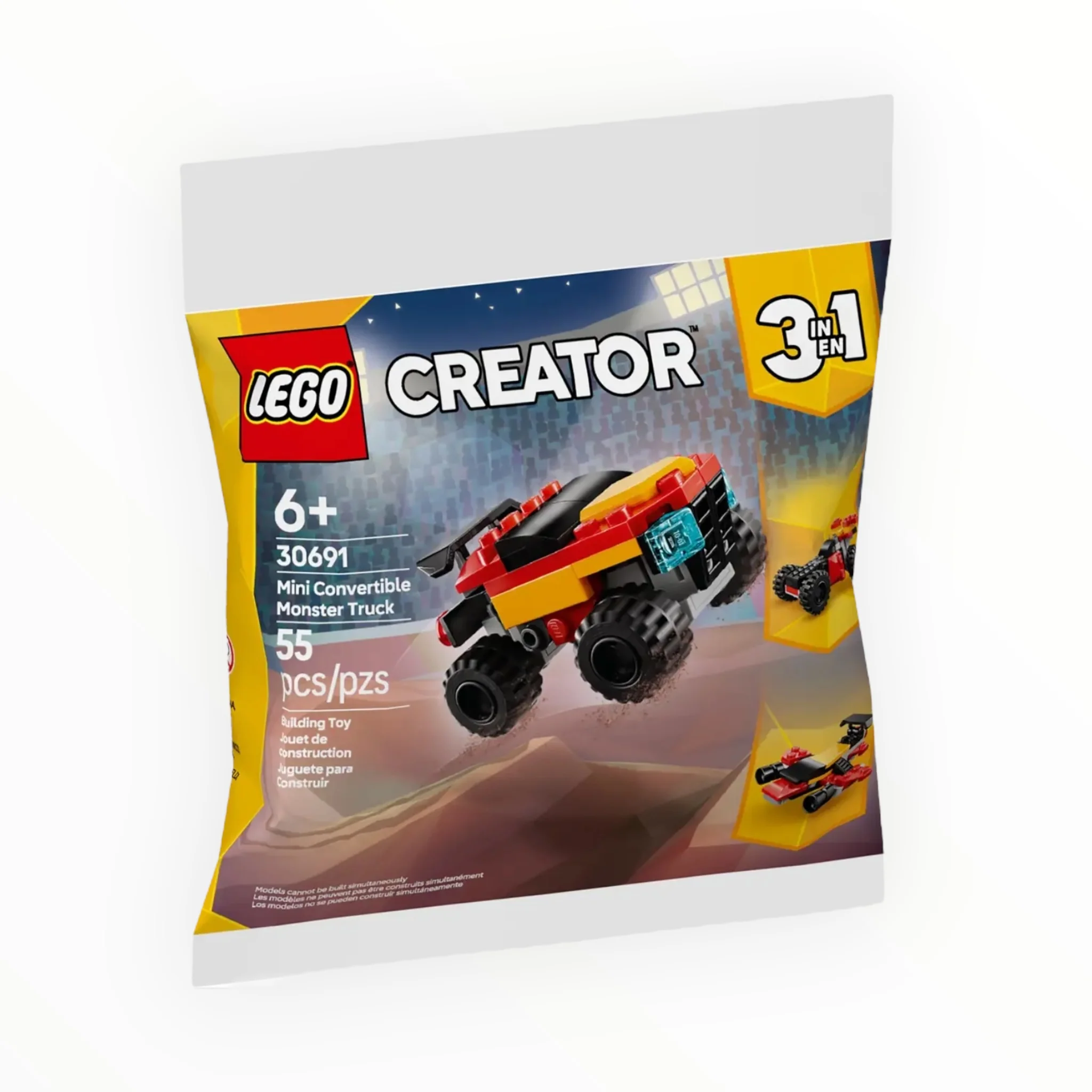 Polybag 30691 Creator Mini Convertible Monster Truck - Image 4
