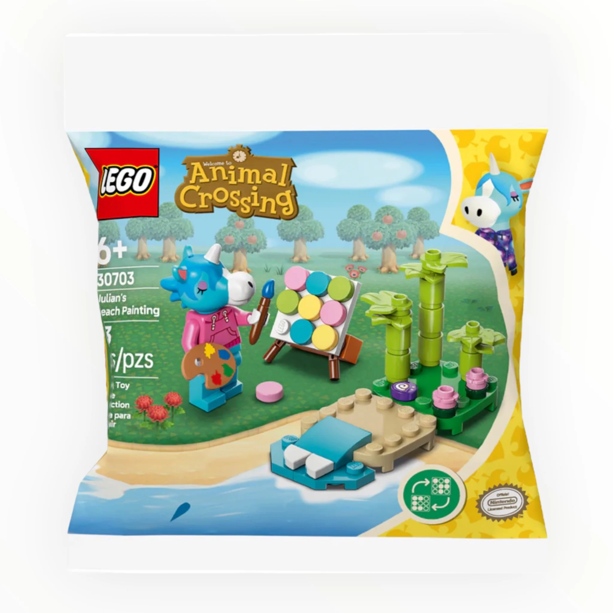 Polybag 30703 Animal Crossing Julien’s Beach Painting - Image 2