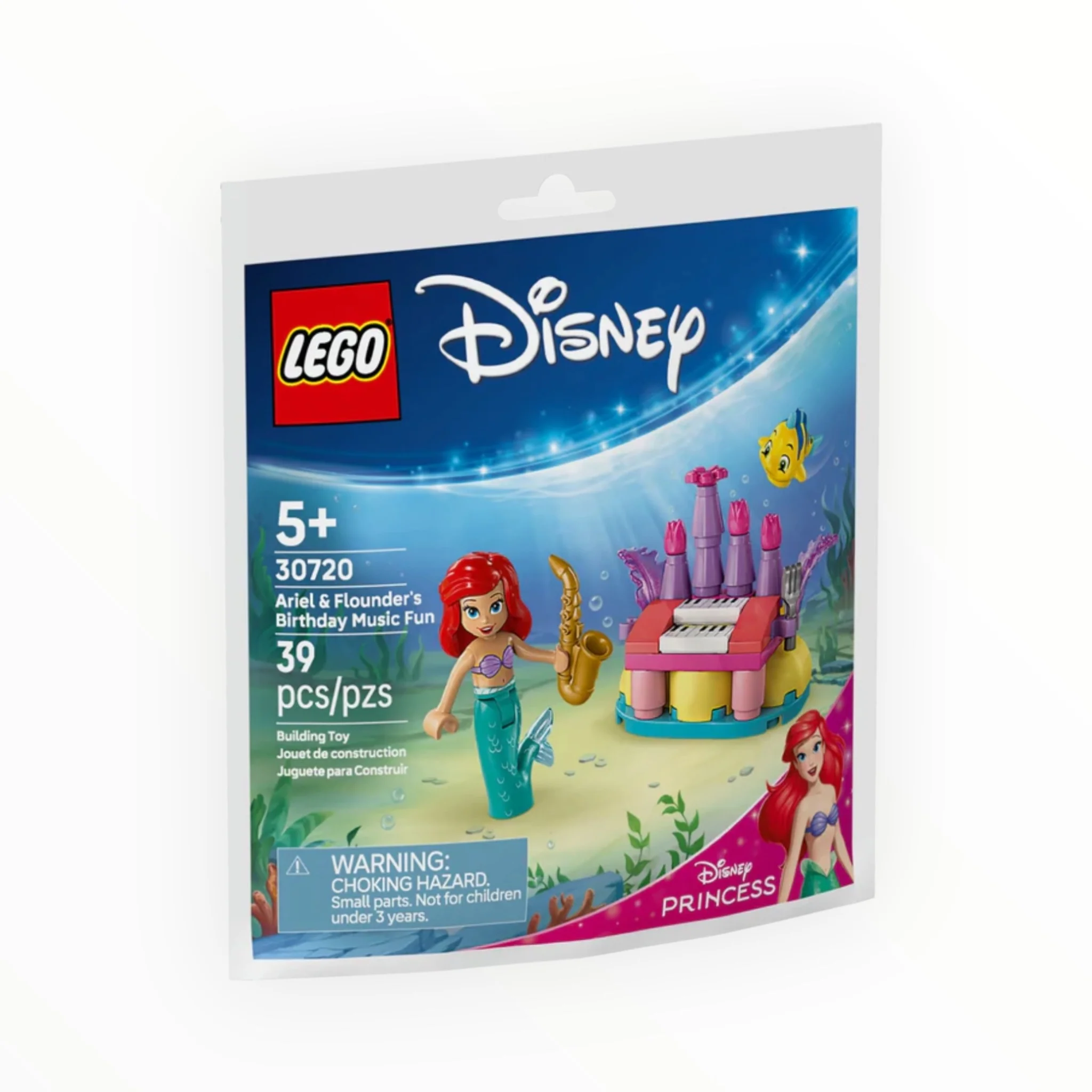 Paper Bag 30720 Disney Ariel & Flounder’s Birthday Music Fun - Image 2