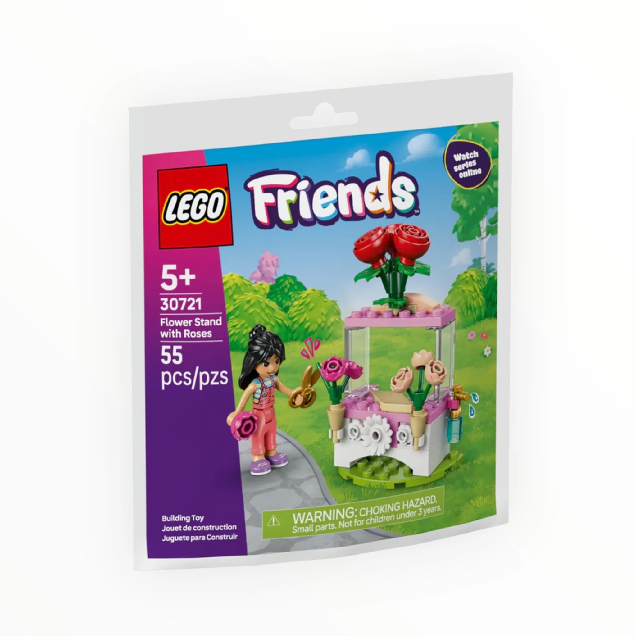 Paper Bag 30721 Friends Flower Stand with Roses - Image 2