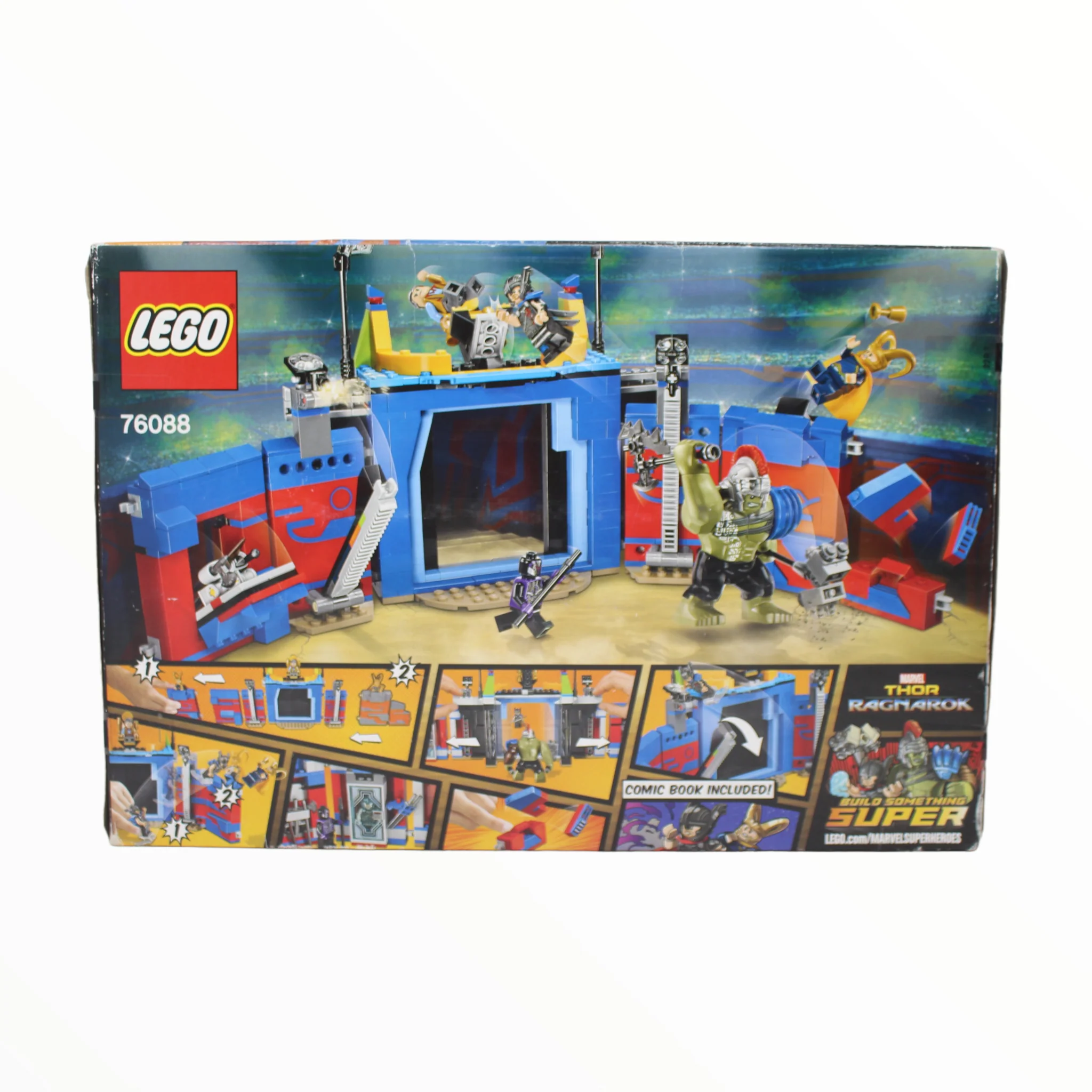 Retired Set 76088 Marvel Super Heroes Thor vs. Hulk: Arena Clash - Image 2