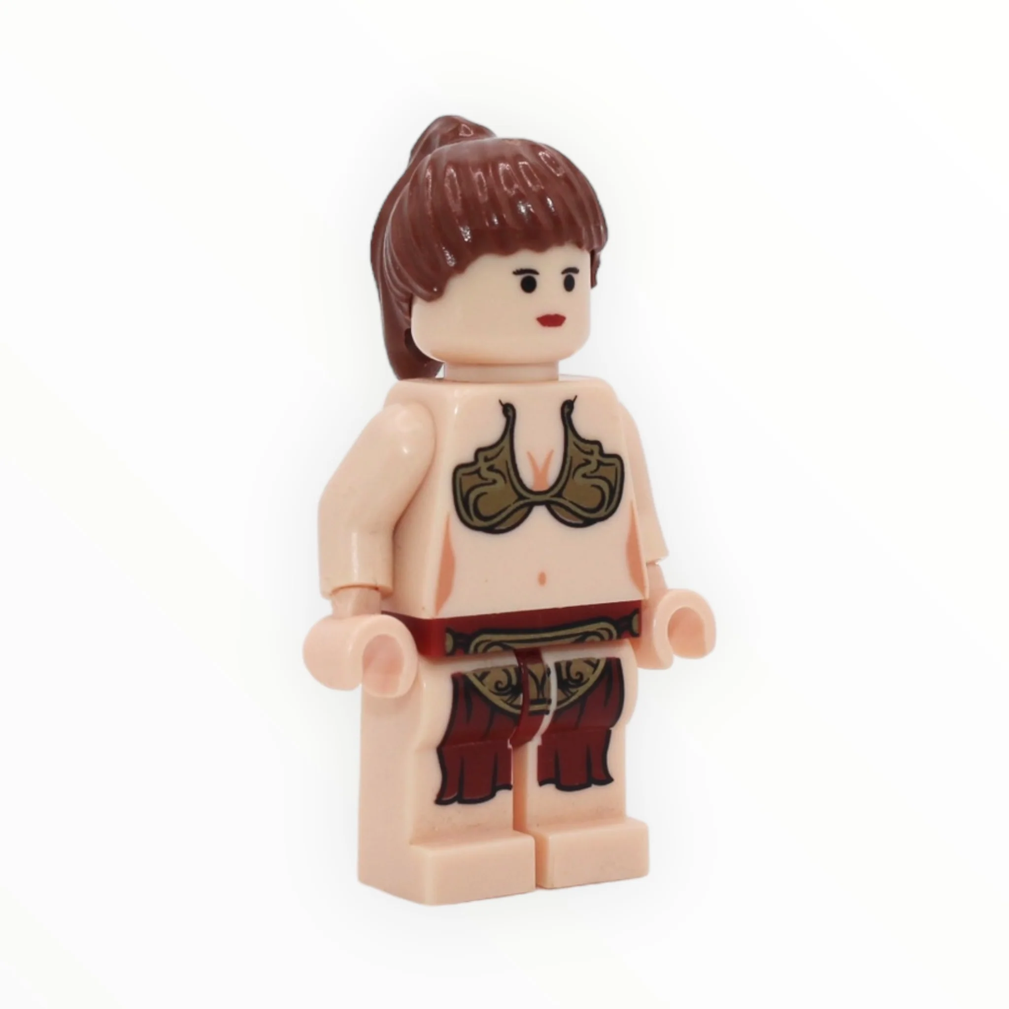 Princess Leia Organa (Jabba Slave outfit, light nougat, solid black eyes, 2009)