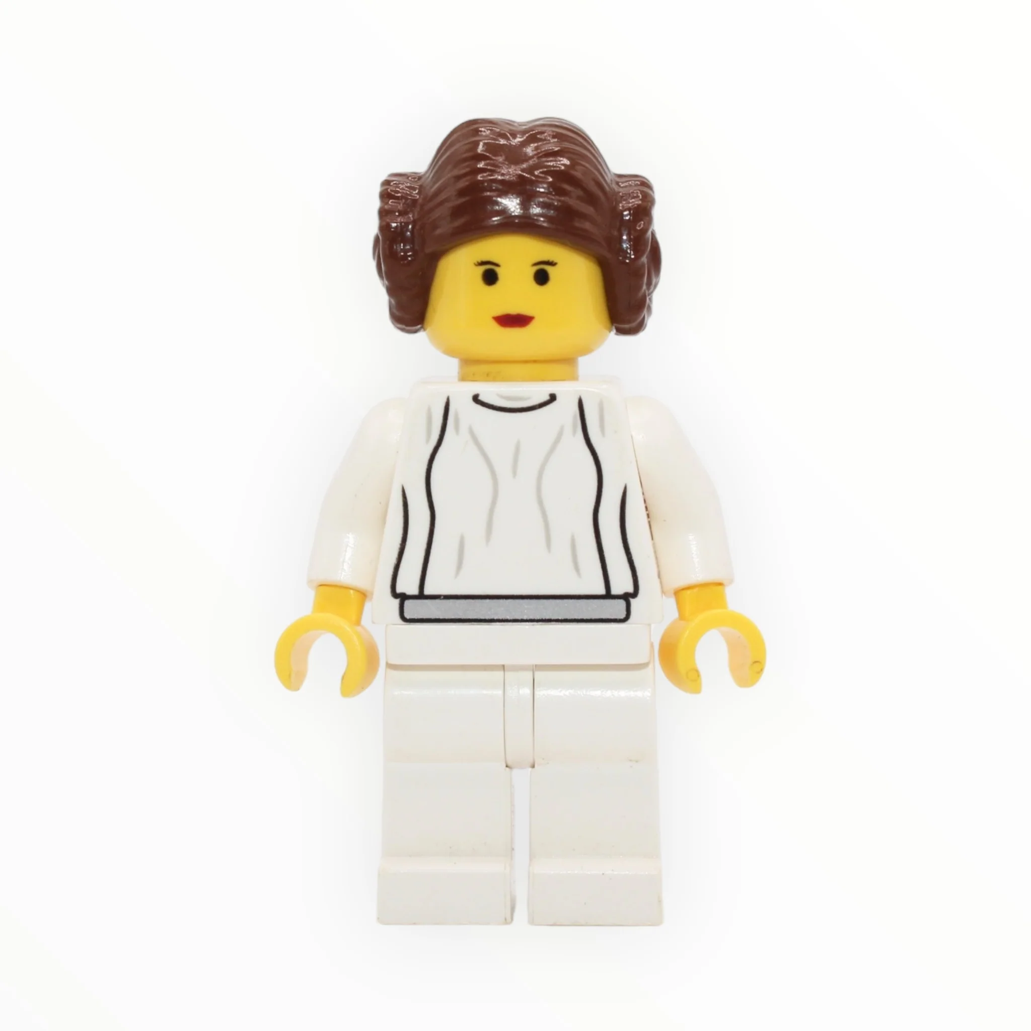 Princess Leia Organa (yellow skin, brown hair, light gray folds pattern, 2000)