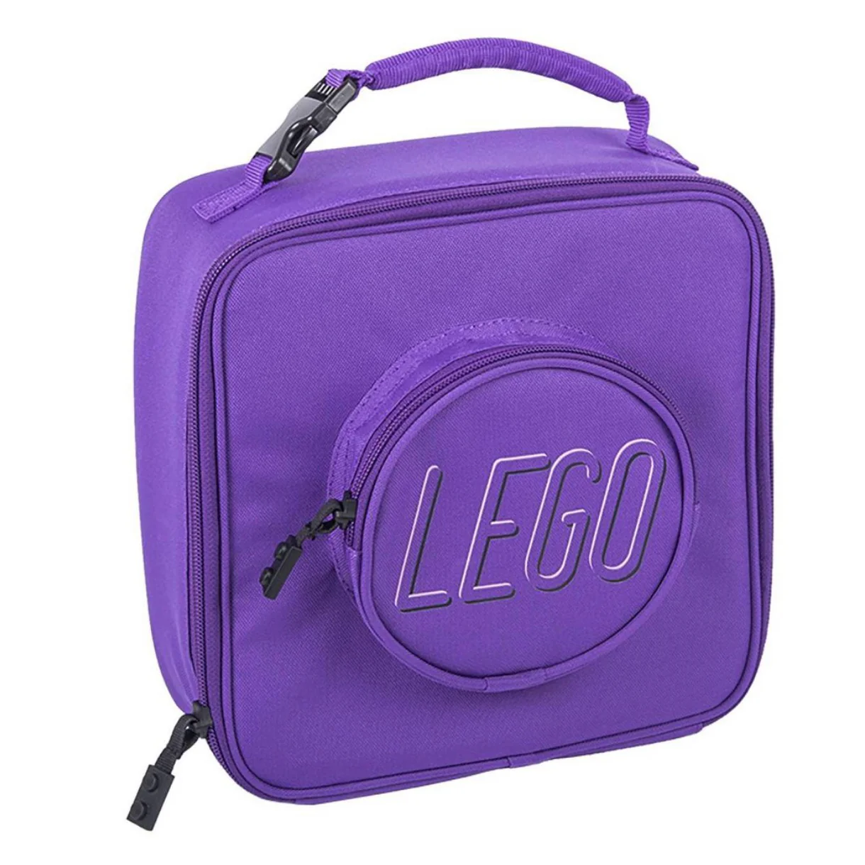 Purple LEGO Brick Lunch Box