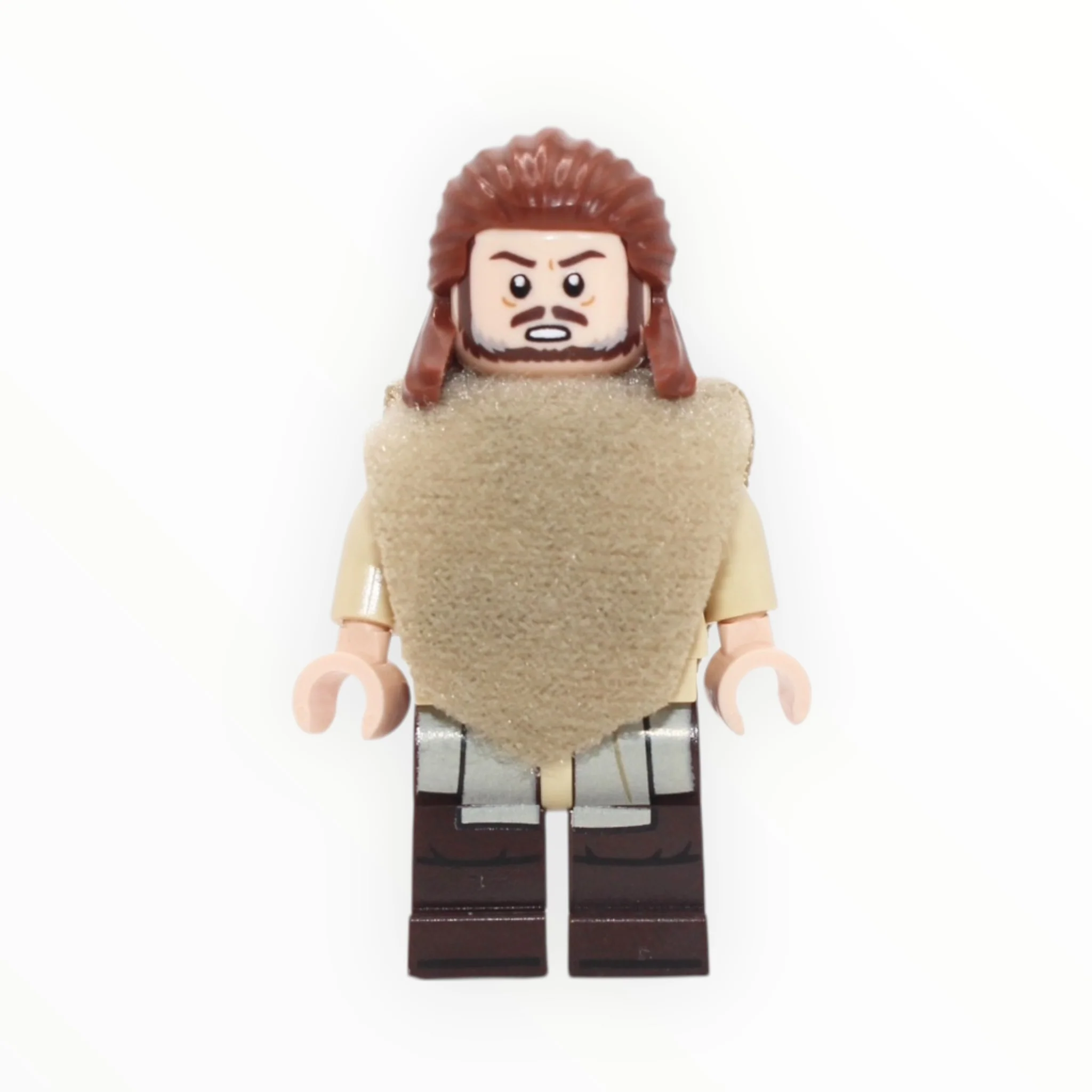 Qui-Gon Jinn (dark brown beard, poncho, 2024)