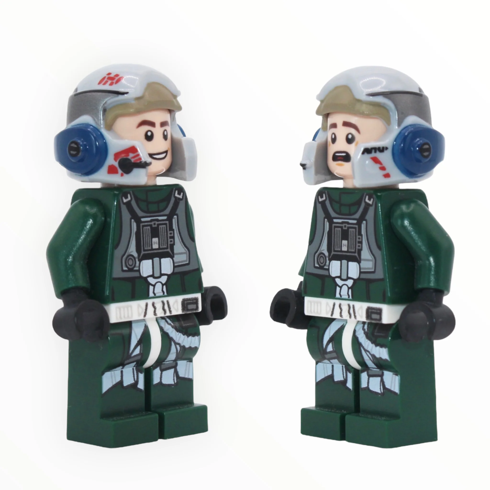 Rebel A-Wing Pilot Arvel Crynyd (open helmet, dark green jumpsuit, 2020)