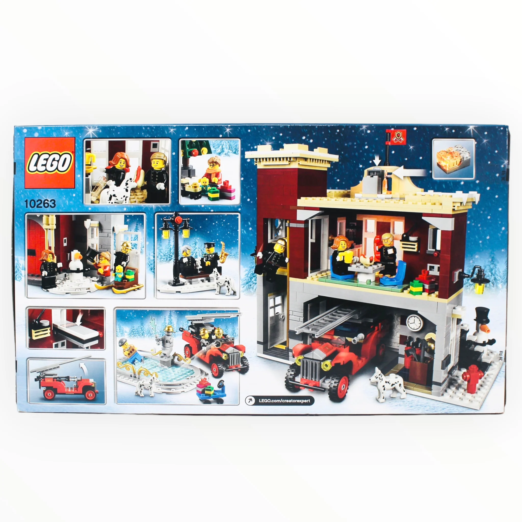 Retired Set 10263 Creator Winter Village Fire Station - Image 2