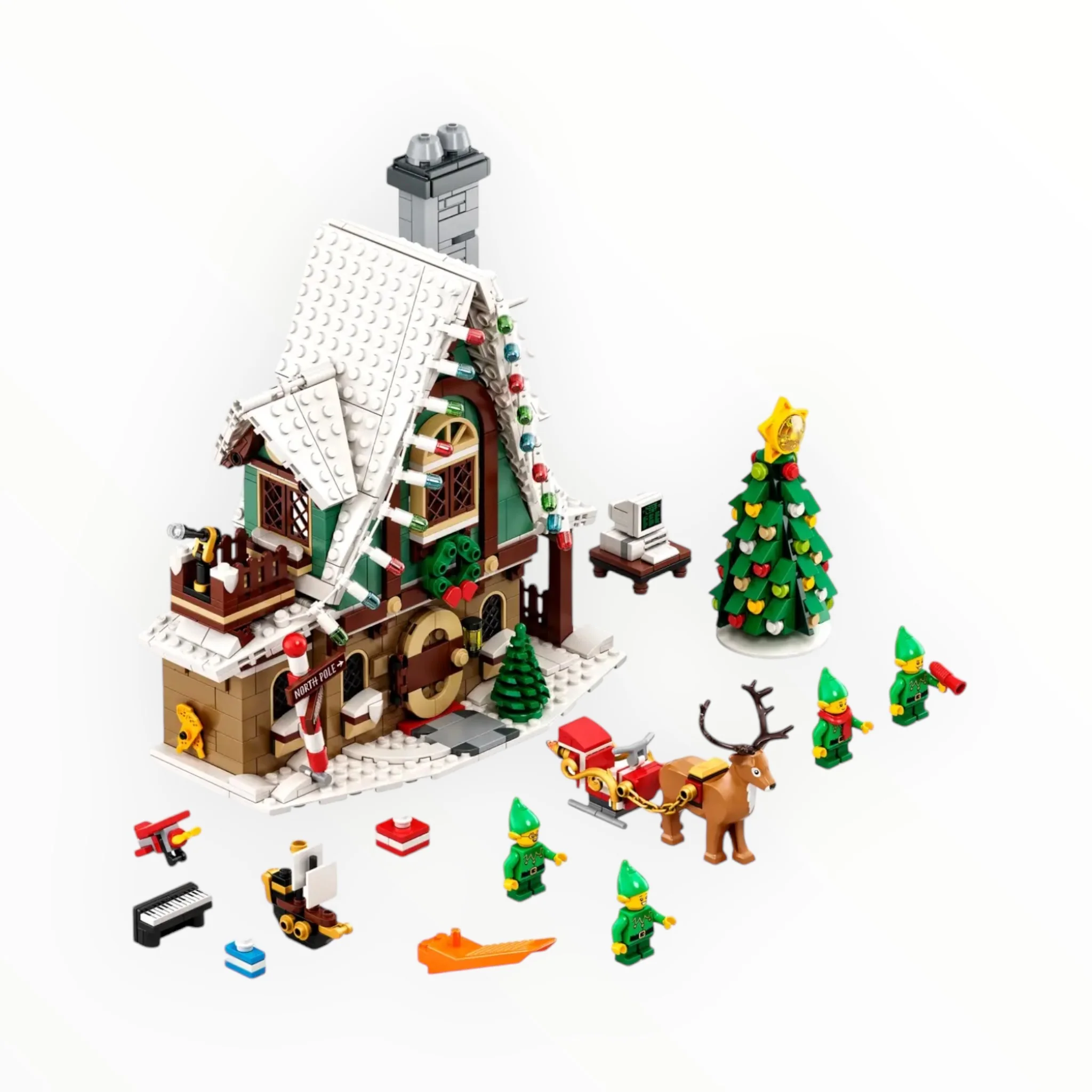 Retired Set 10275 Icons Elf Club House - Image 3