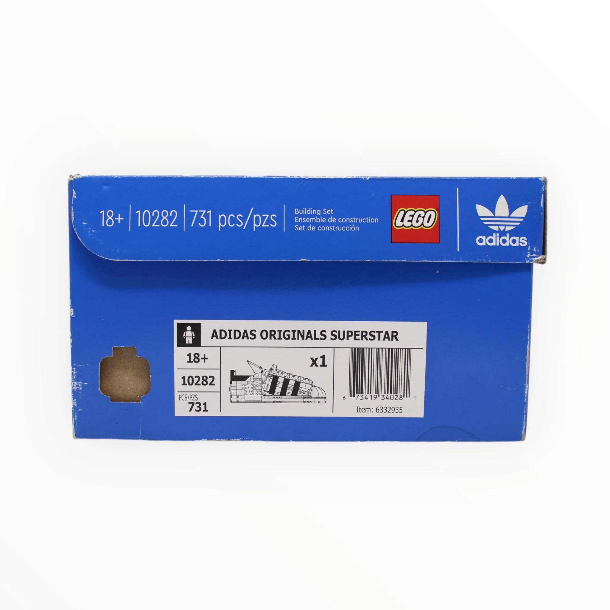 Retired Set 10282 LEGO adidas Originals Superstar (slightly damaged box) - Image 3