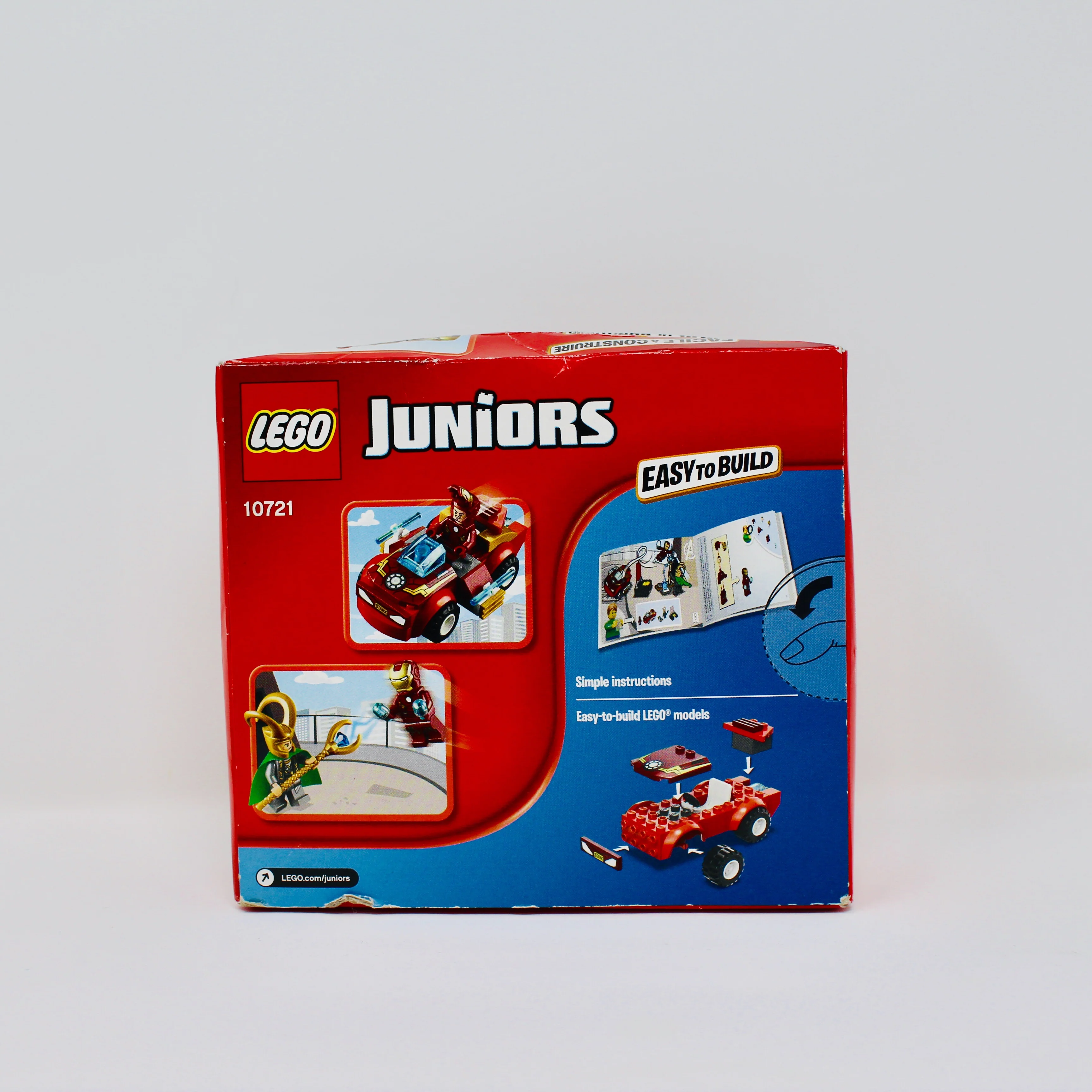 Retired Set 10721 Marvel Juniors Iron Man vs. Loki - Image 2