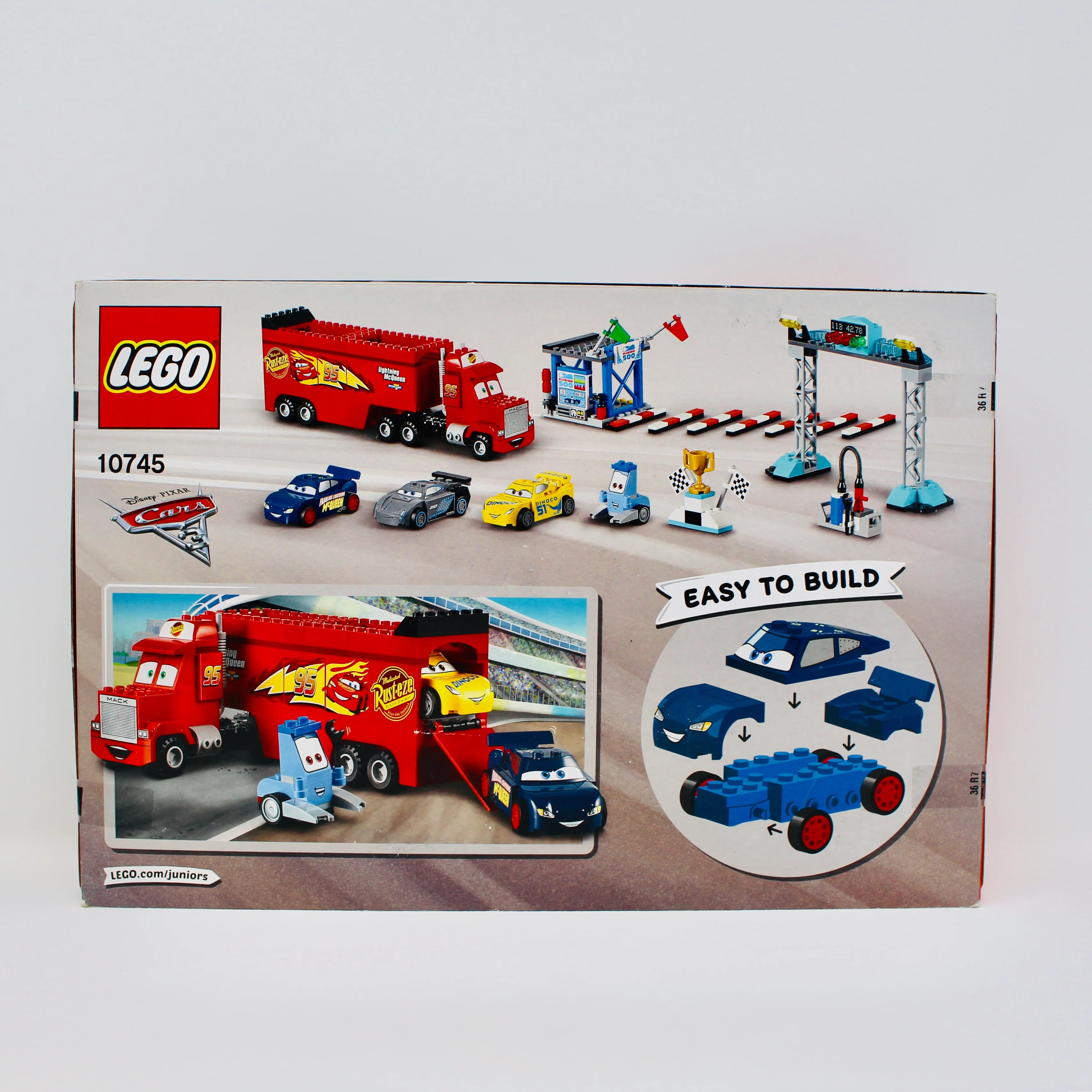 Retired Set 10745 Cars 3 Juniors Florida 500 Final Race - Image 2